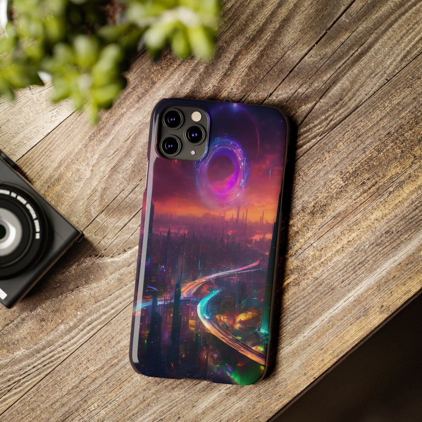 Slim Glossy Phone Case for iPhone 16 – Lexan PC