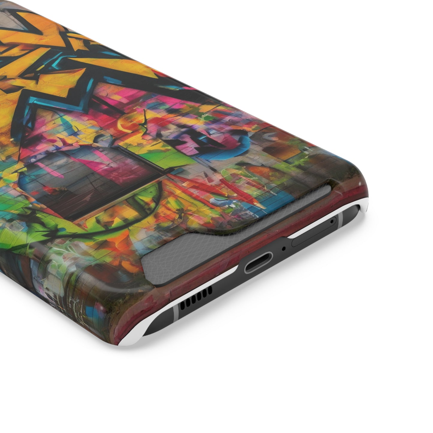 Neon Card-Holder MagSafe Phone Case for iPhone 13 & Galaxy S21/S22