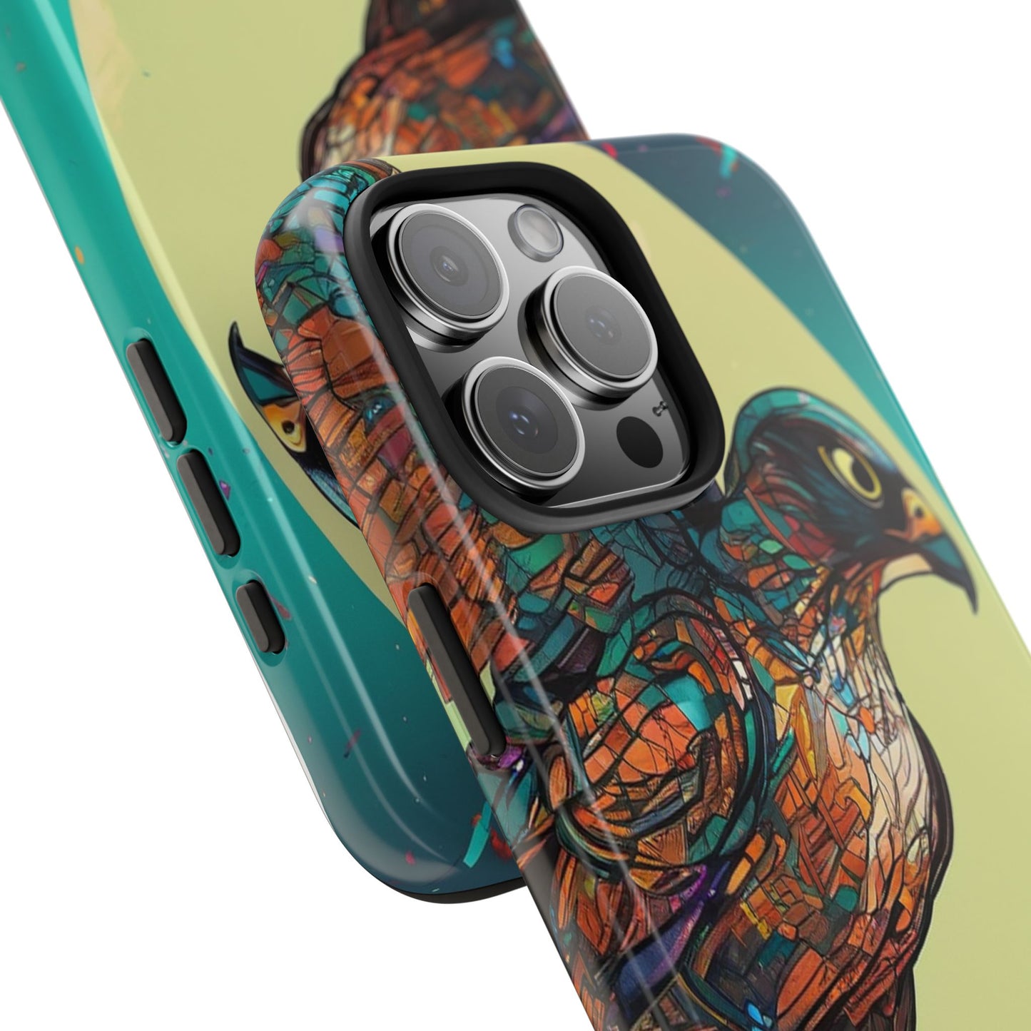 Neon Tough Phone Case - Impact-Resistant, Glossy Finish
