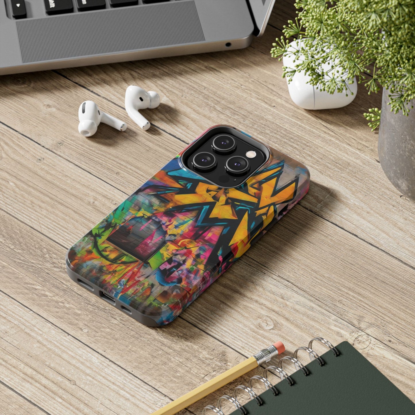 Rugged Phone Case - Impact-Resistant, Glossy Finish