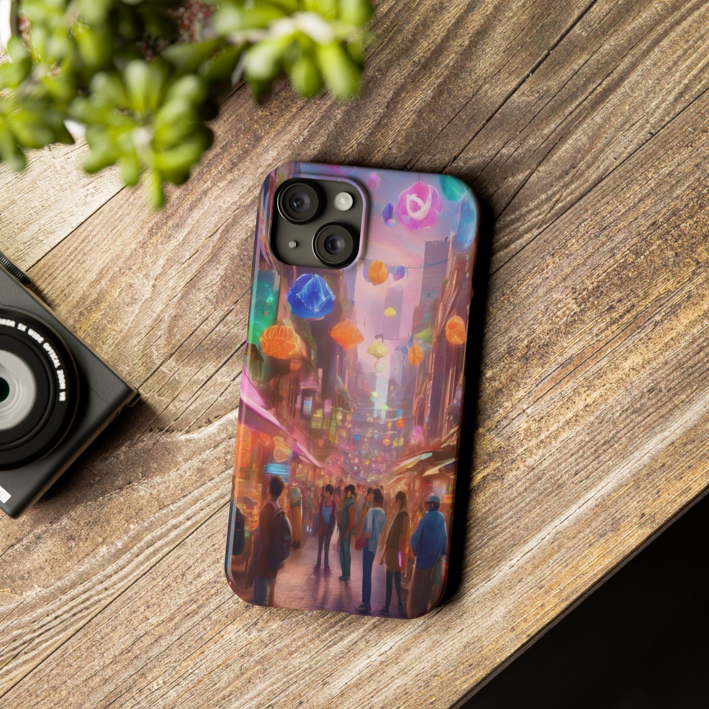 Ultra-Slim Glossy iPhone 16 Phone Case