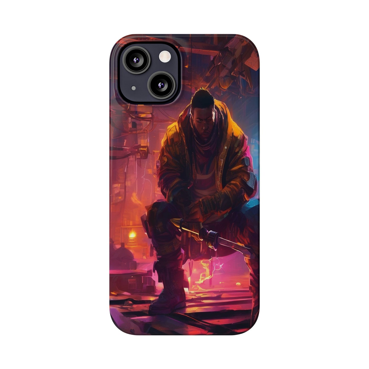 Slim Phone Case for iPhone 16 - Ultra-Thin, Glossy PC