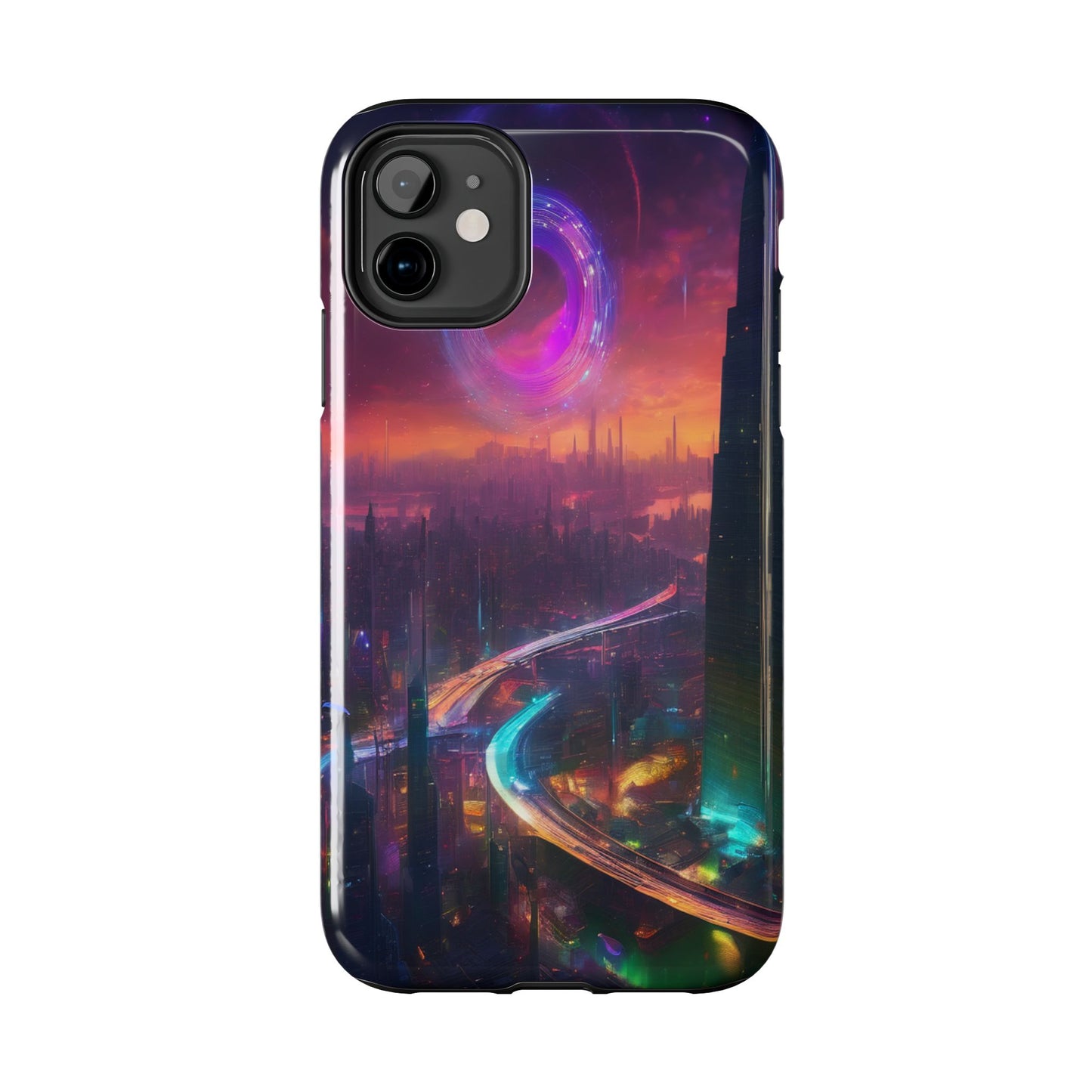 Tough Phone Case – Shockproof TPU/Polycarbonate for iPhone & Samsung