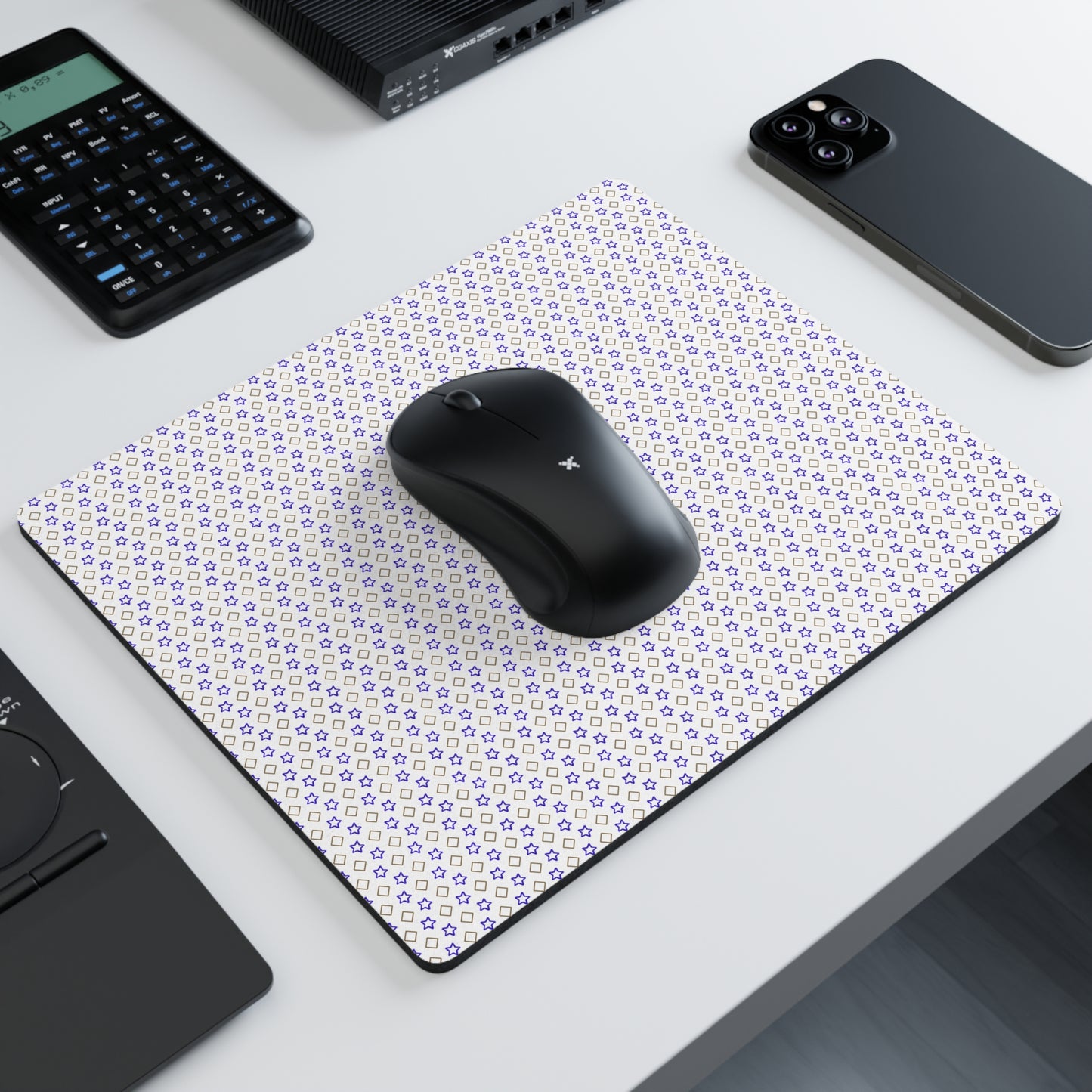 Custom Mouse Pad 9.3x7.8 in - White Cloth, Non-Slip