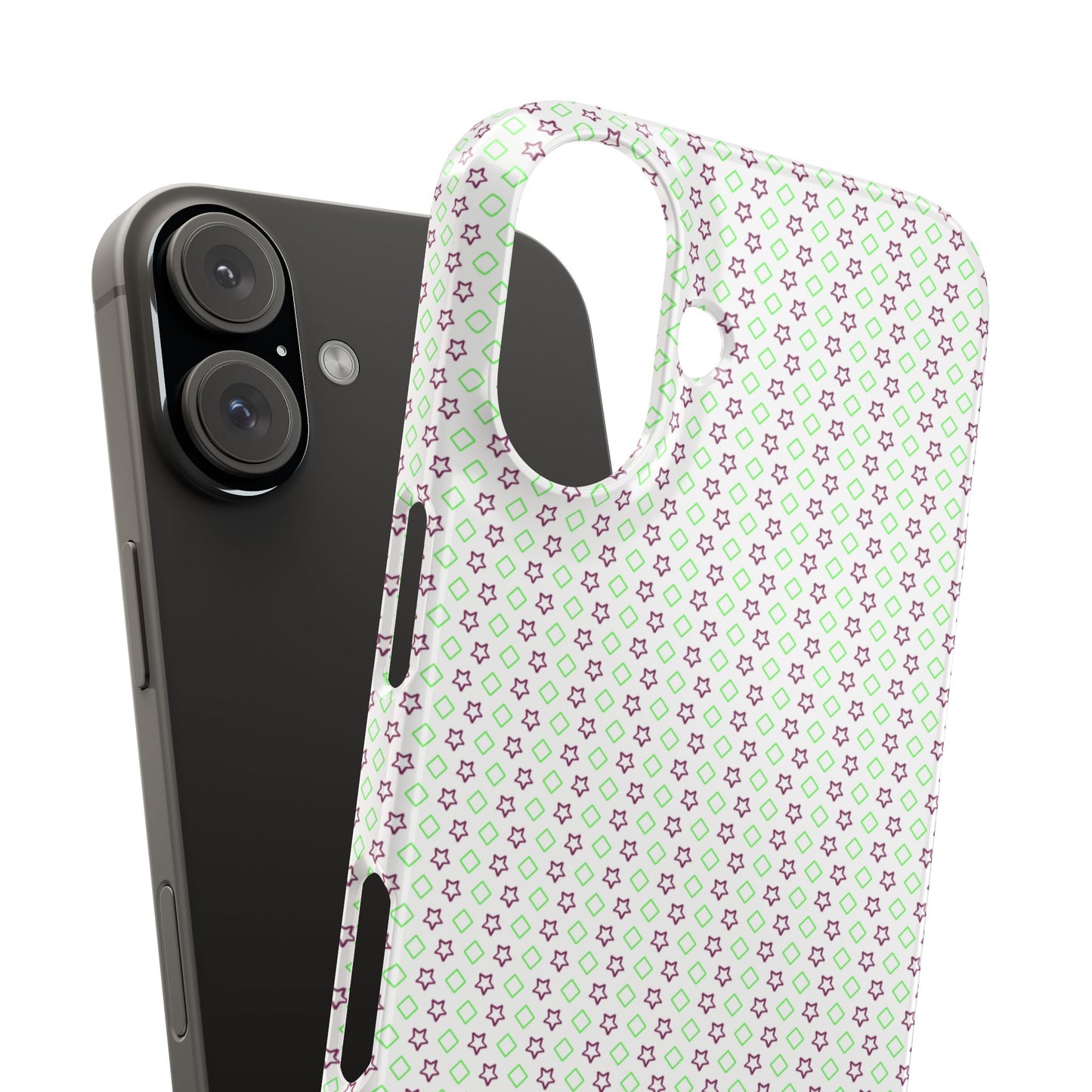 Slim Phone Case for iPhone 16 - Glossy Lexan, Ultra-Thin