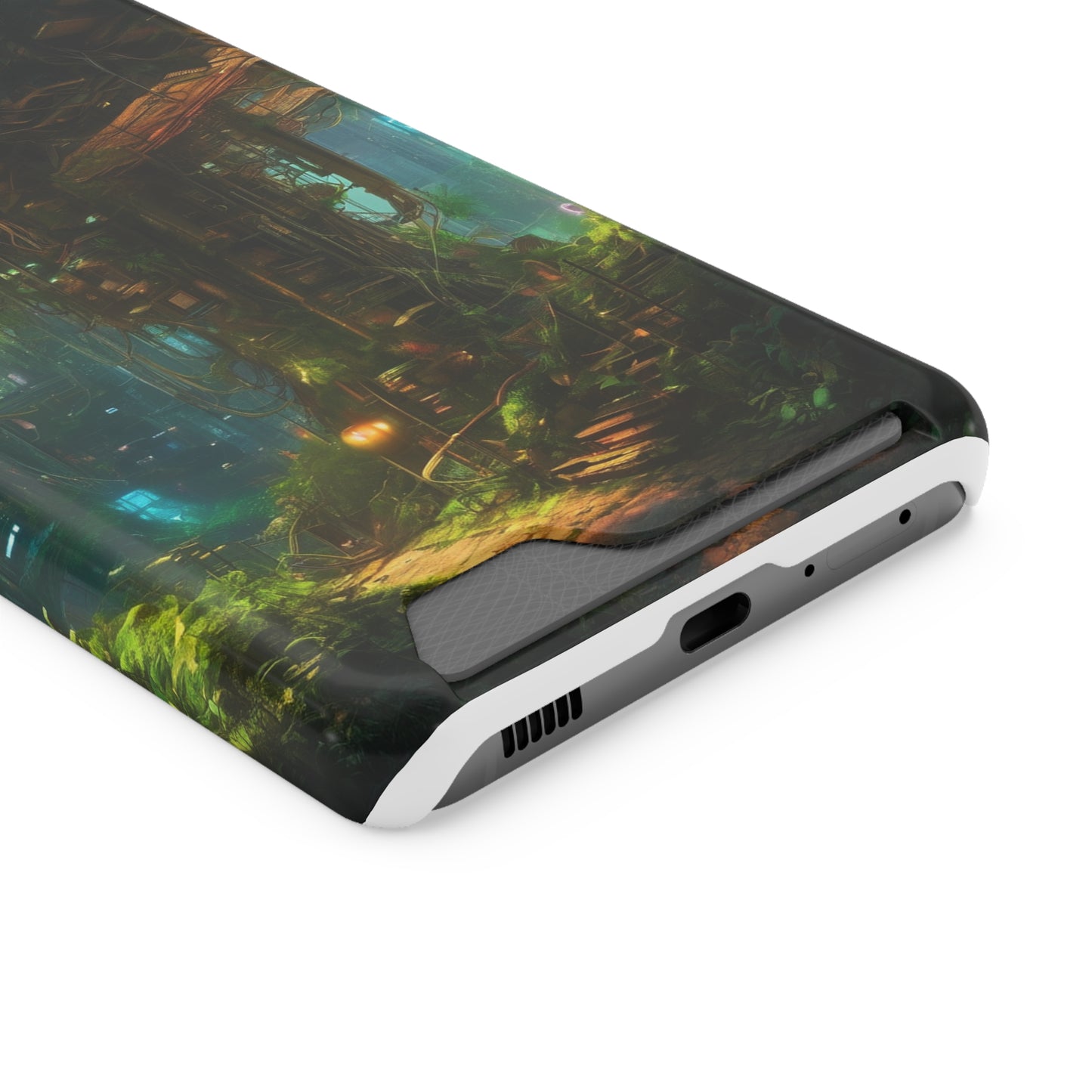 Neon Phone Case with Card Holder Glossy/Matte Polycarbonate, MagSafe