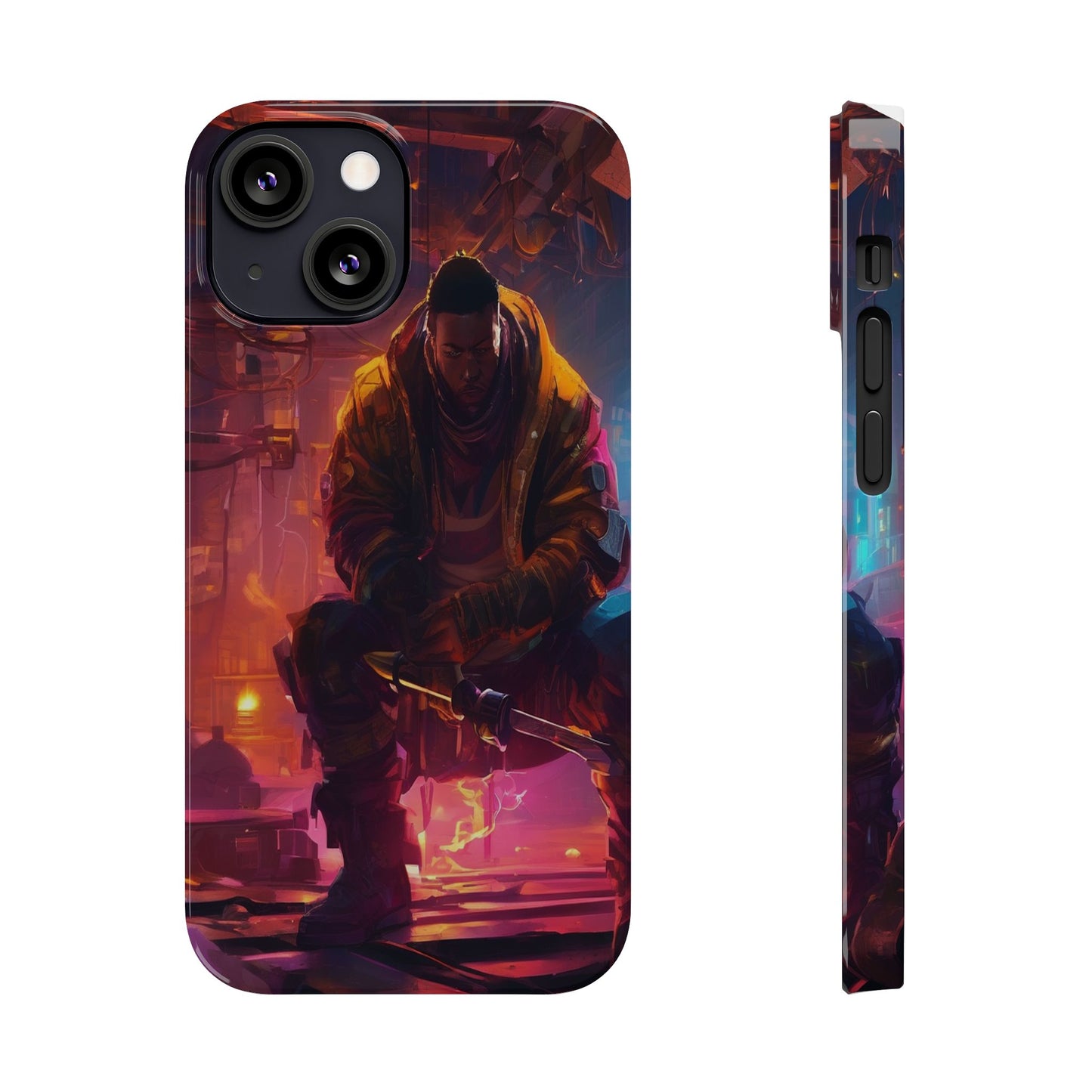 Slim Phone Case for iPhone 16 - Ultra-Thin, Glossy PC