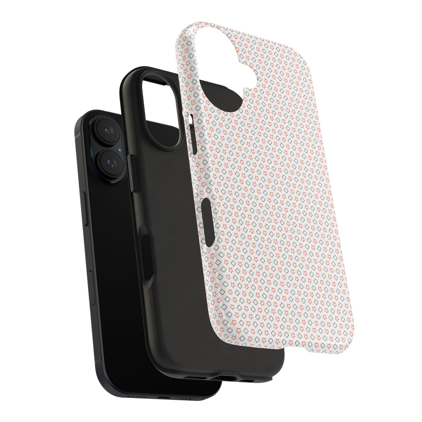 Neon Rugged Phone Case - 2-Piece TPU/PC, Wireless Charging