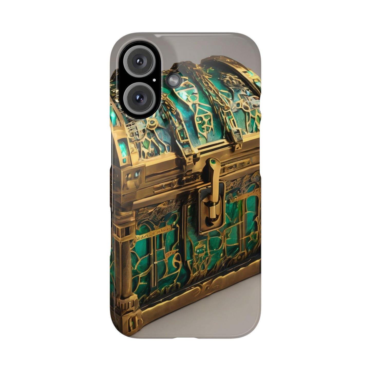 iPhone 16 Slim Phone Case: Glossy Lexan, Ultra-Slim