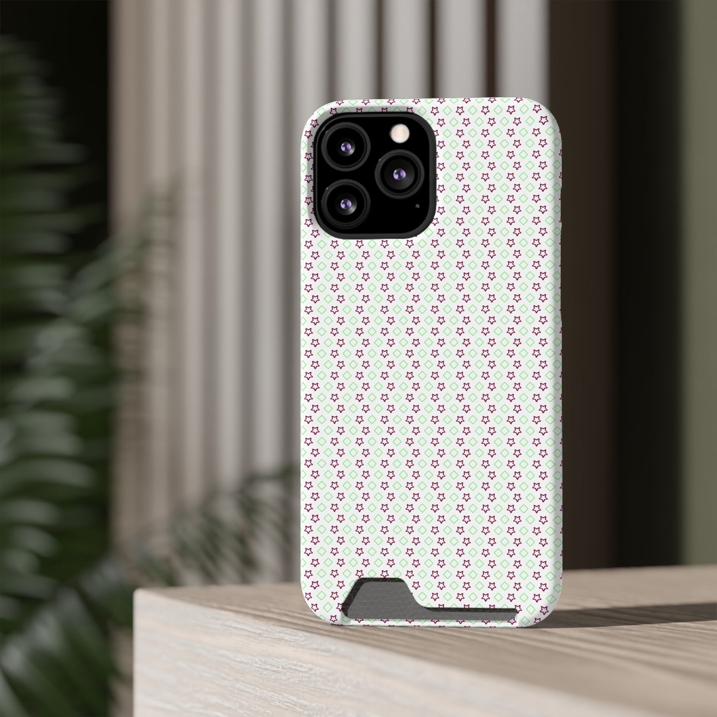 Neon Card-Holder Phone Case - Glossy/Matte Finish