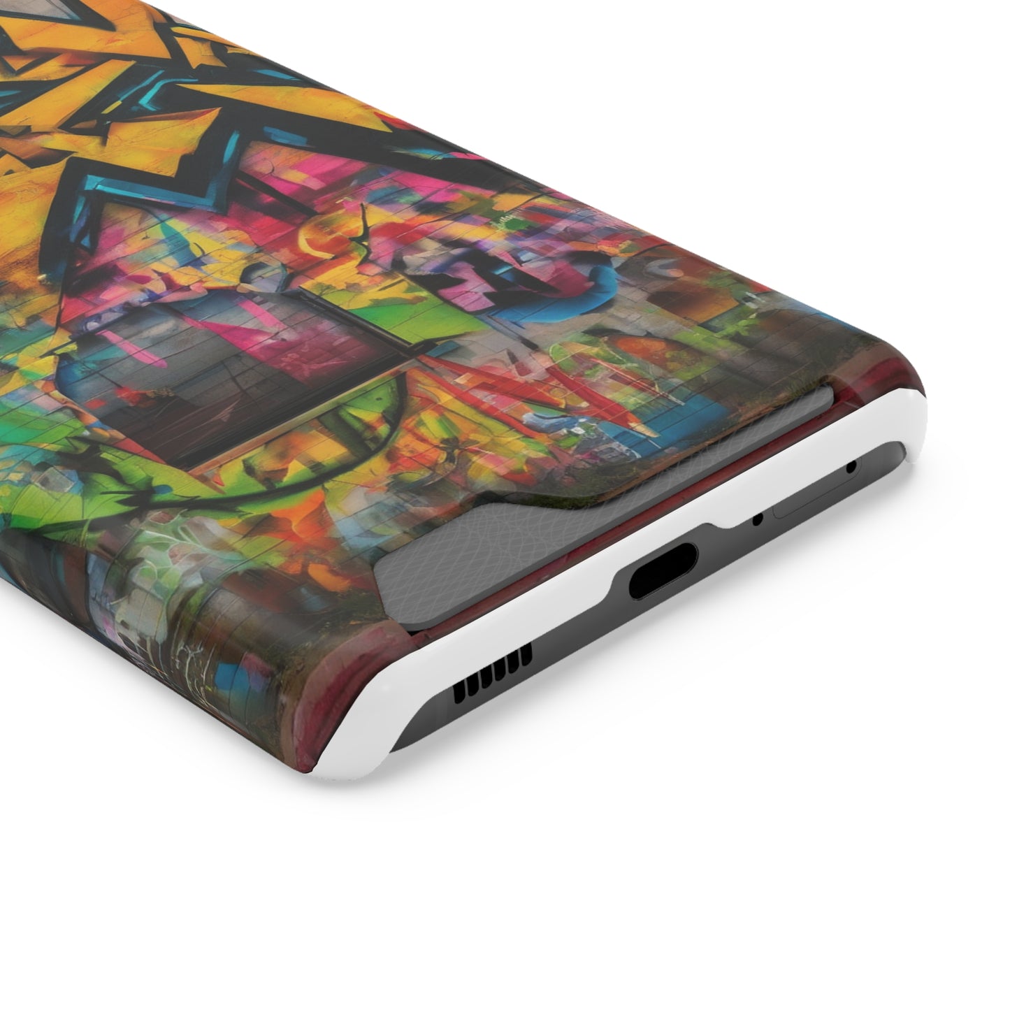 Neon Card-Holder MagSafe Phone Case for iPhone 13 & Galaxy S21/S22