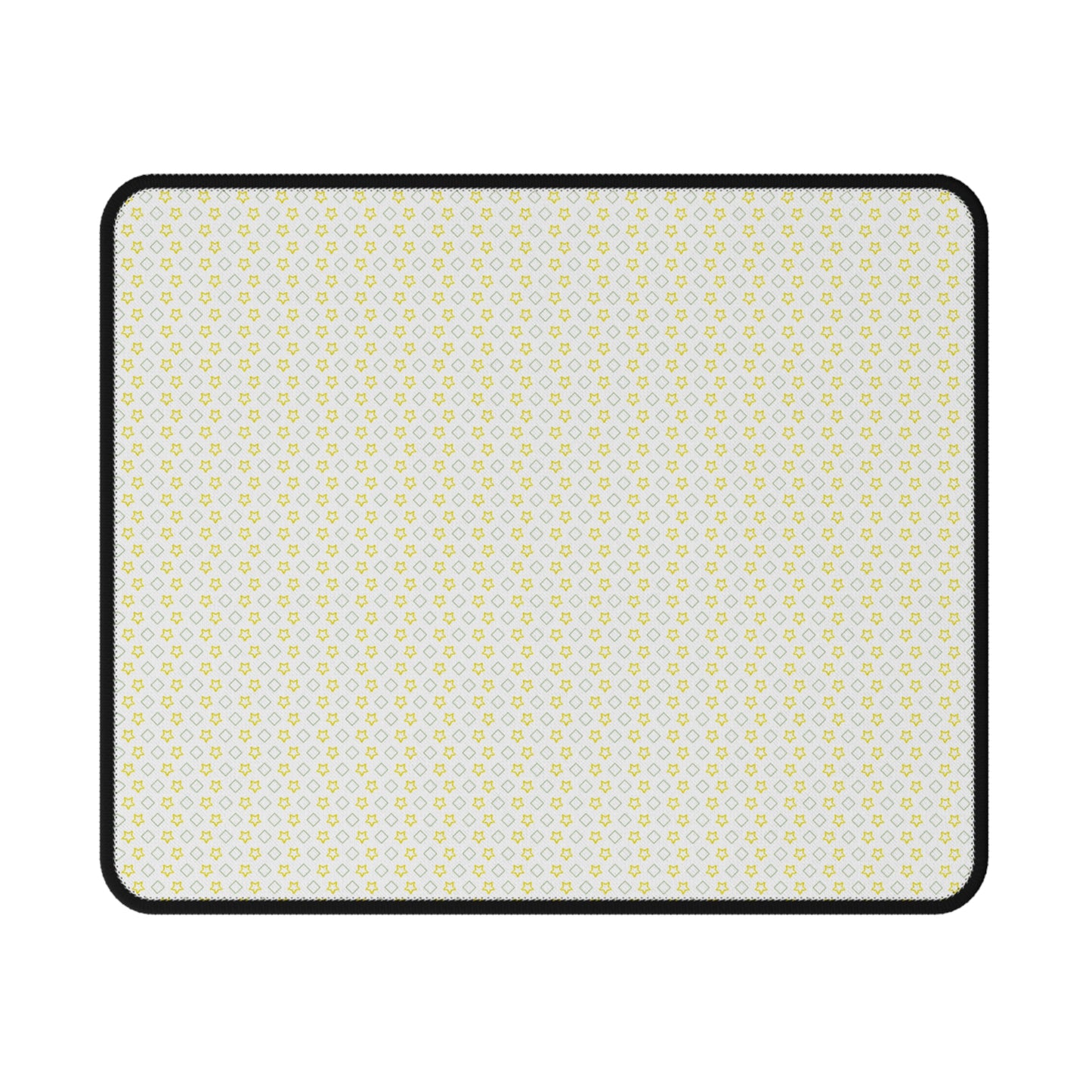 Non-Slip Gaming Mouse Pad - Polyester Surface, Anti-Fray Edges