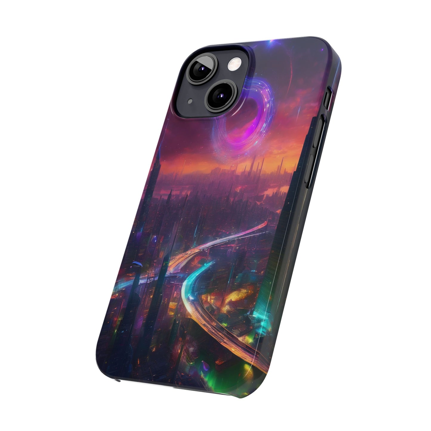 Slim Glossy Phone Case for iPhone 16 – Lexan PC