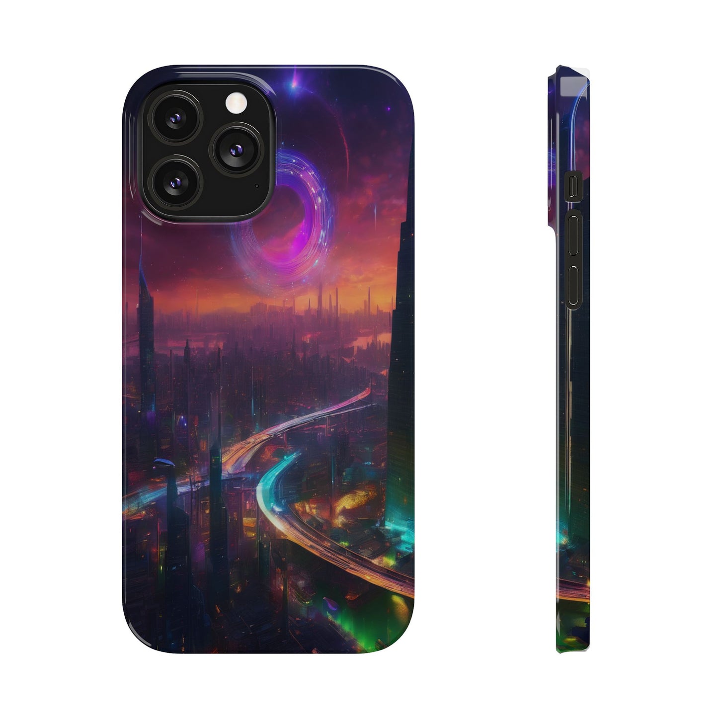 Slim Glossy Phone Case for iPhone 16 – Lexan PC