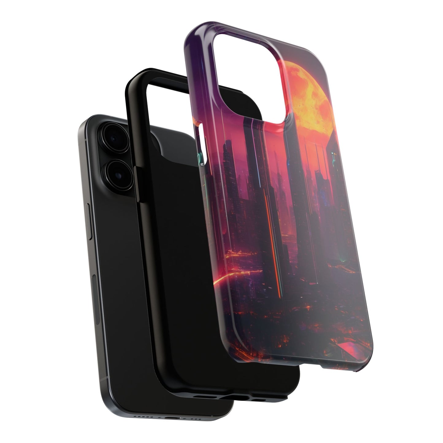 Tough Phone Case: Shockproof 2-Piece TPU/PC Shell