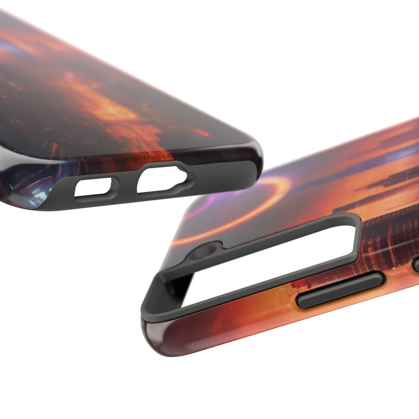 Rugged Phone Case - Impact-Resistant Dual-Layer TPU/PC, Glossy