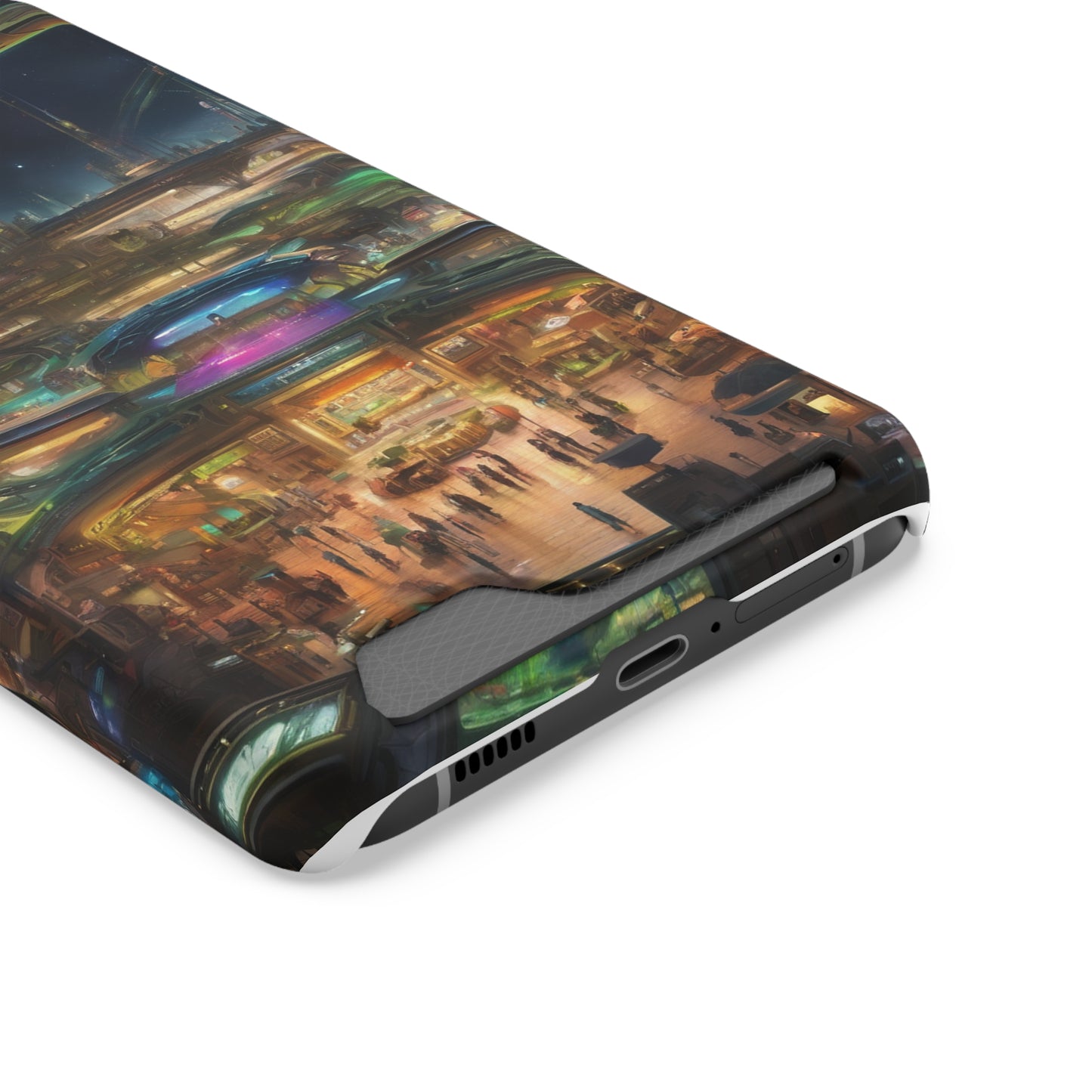 MagSafe Polycarbonate Phone Case with Card Holder - Glossy or Matte