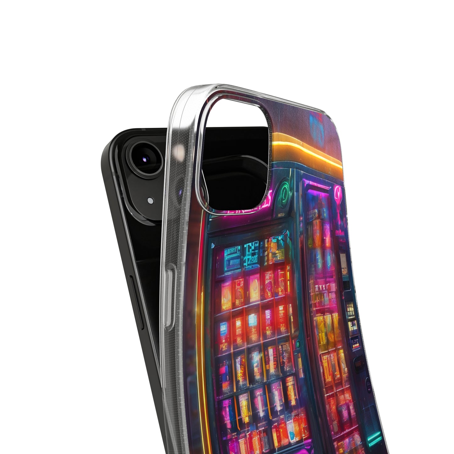 Neon Clear Silicone Phone Case - Slim & Flexible Protection