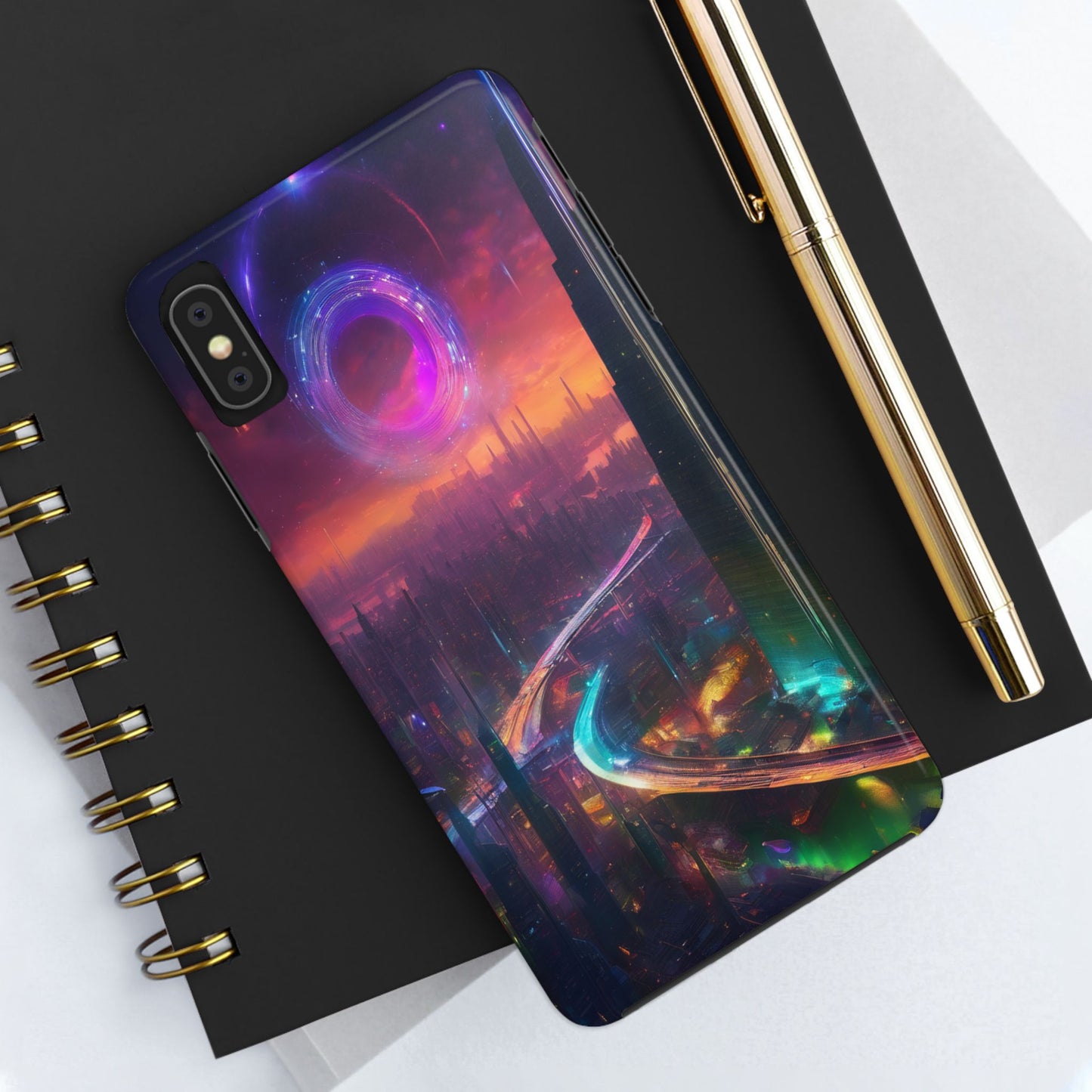 Tough Phone Case – Shockproof TPU/Polycarbonate for iPhone & Samsung