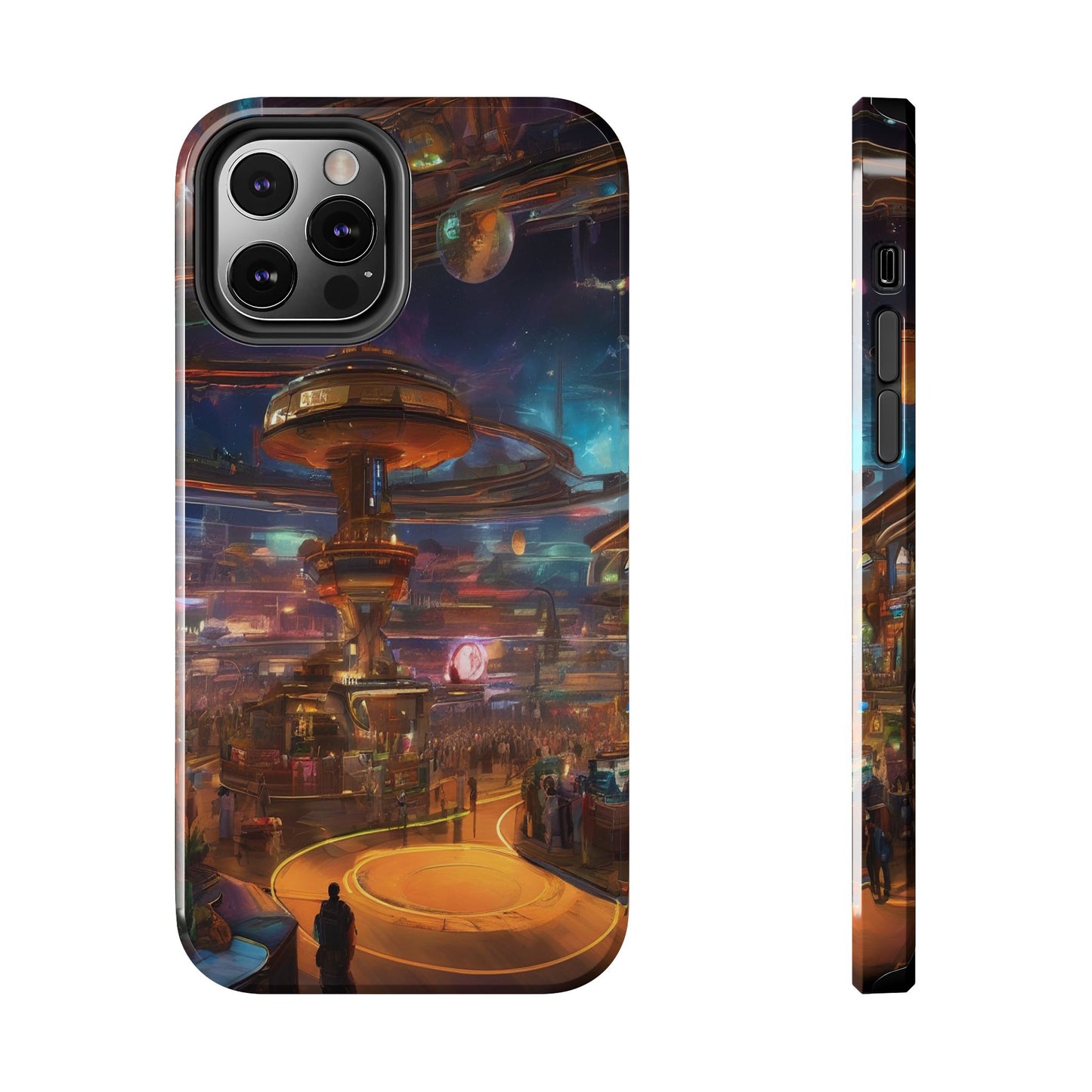 Tough Phone Case - 2-Piece Impact-Resistant Glossy Shield