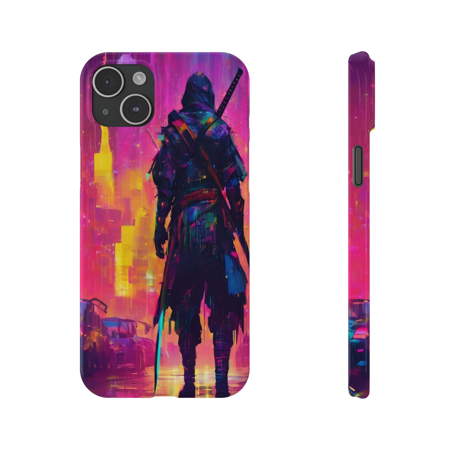 Neon Slim Phone Case for iPhone 16 - Glossy Lexan Finish