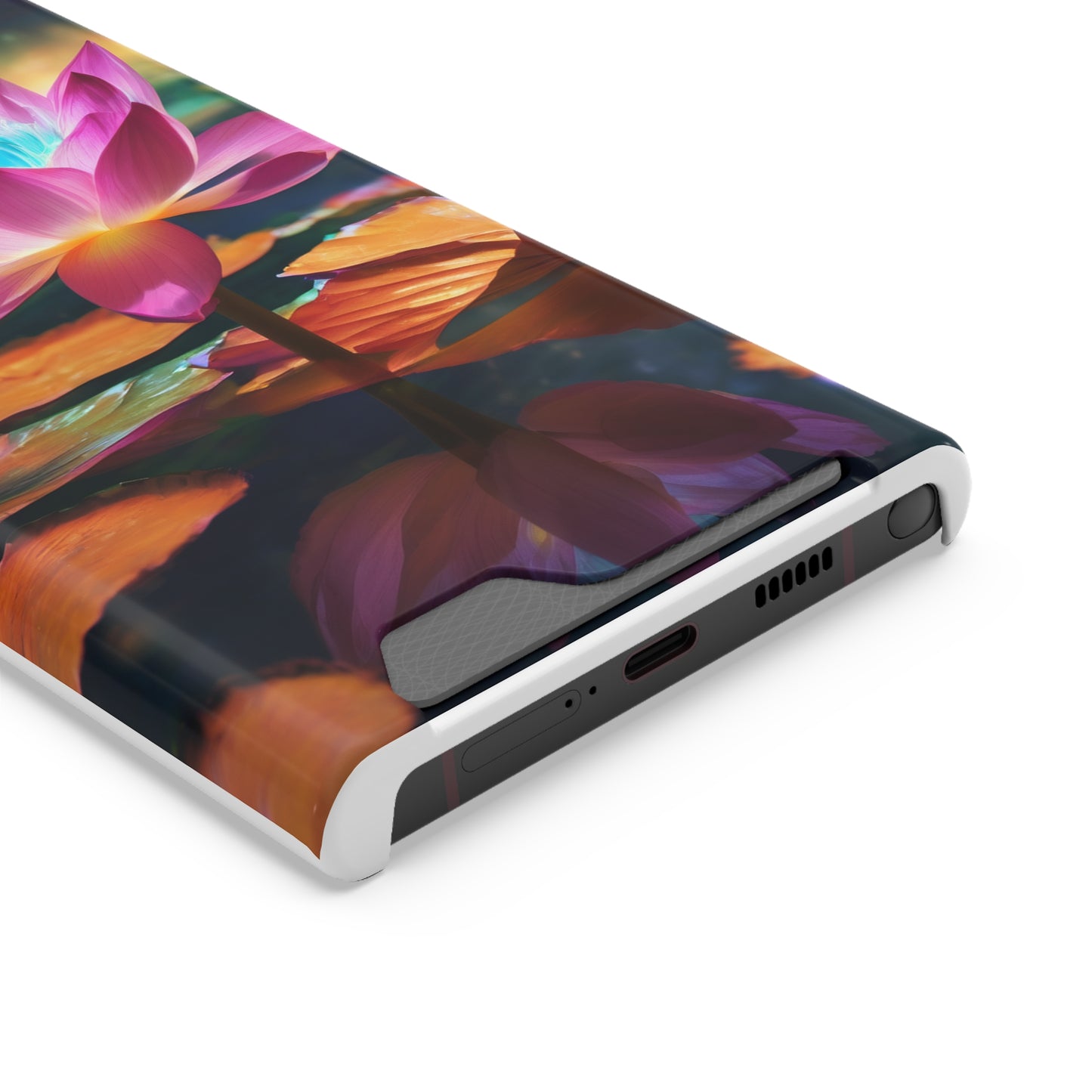 Neon Phone Case with Card Holder - MagSafe & Card Storage