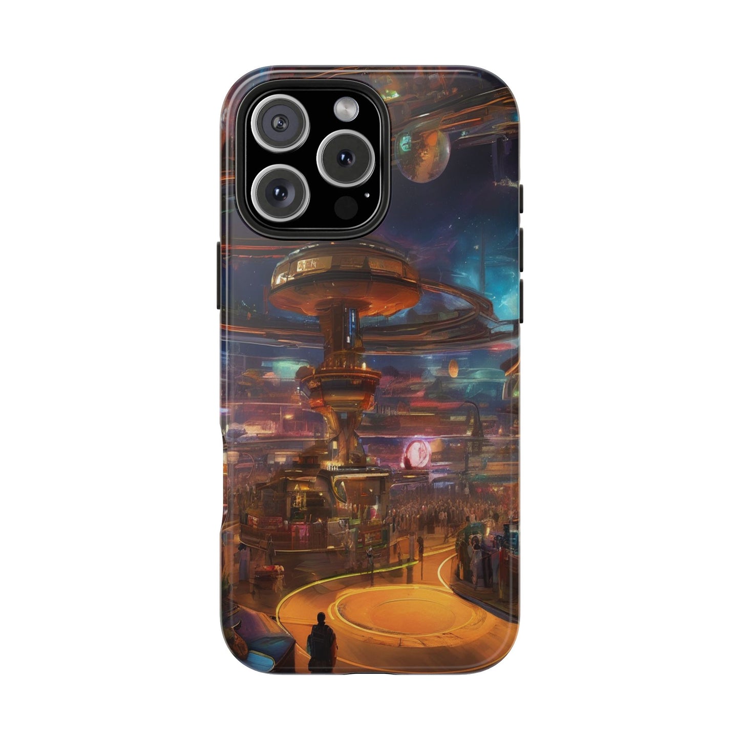 Tough Phone Case - 2-Piece Impact-Resistant Glossy Shield