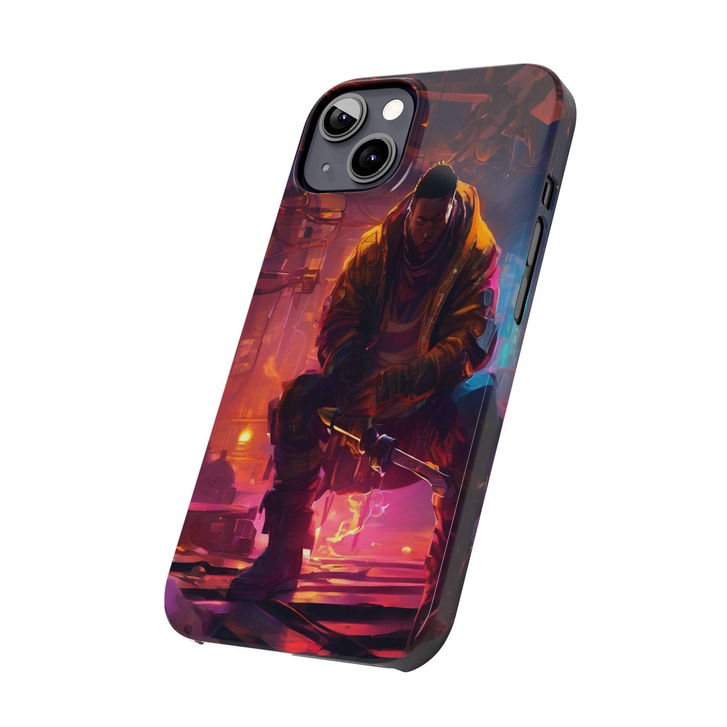 Slim Phone Case for iPhone 16 - Ultra-Thin, Glossy PC