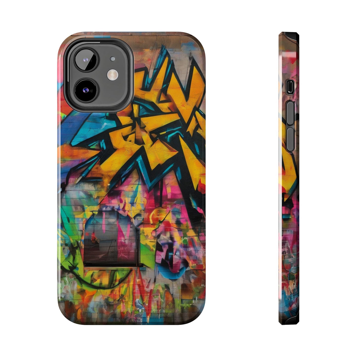 Rugged Phone Case - Impact-Resistant, Glossy Finish