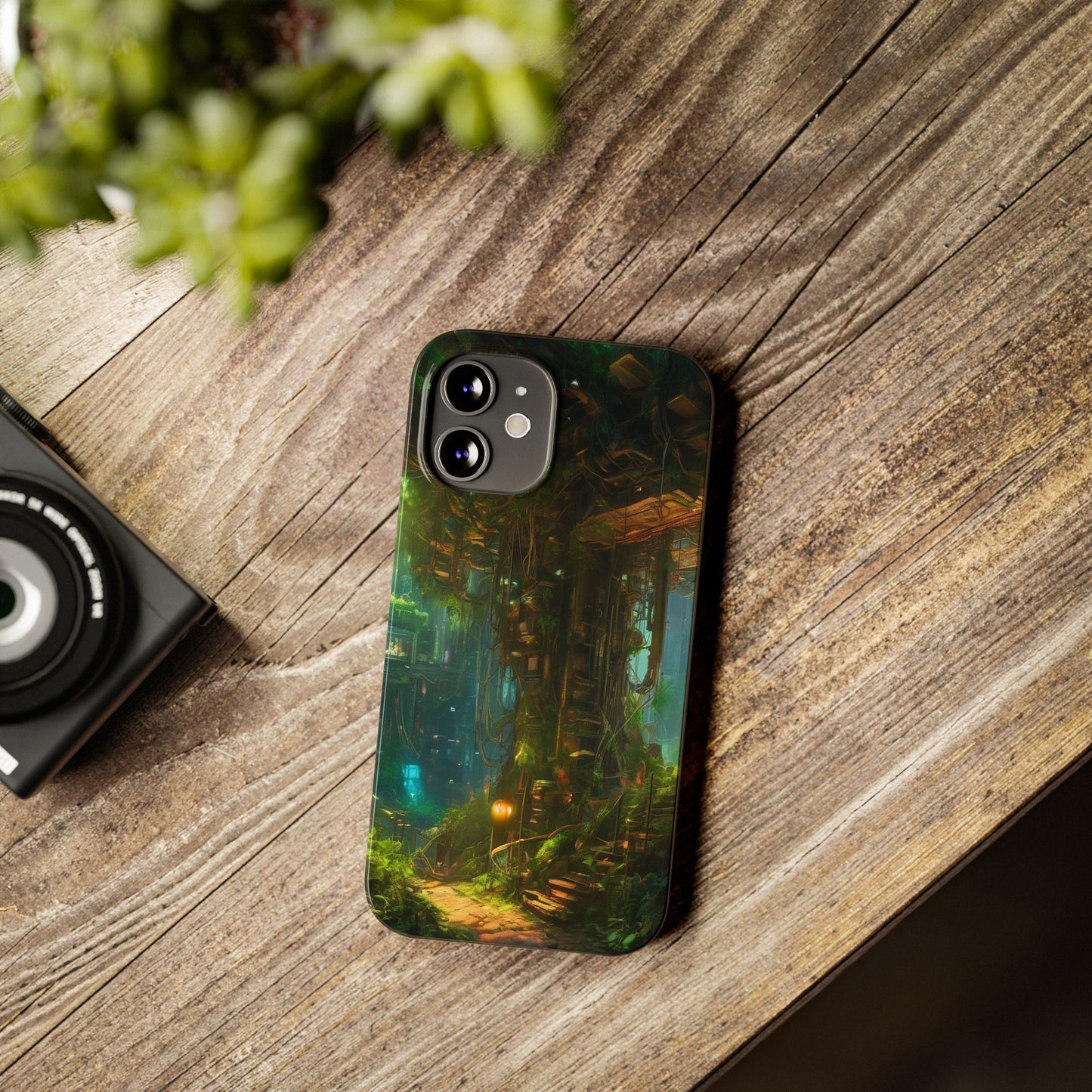 Neon Slim Phone Case for iPhone 16 Glossy Lexan