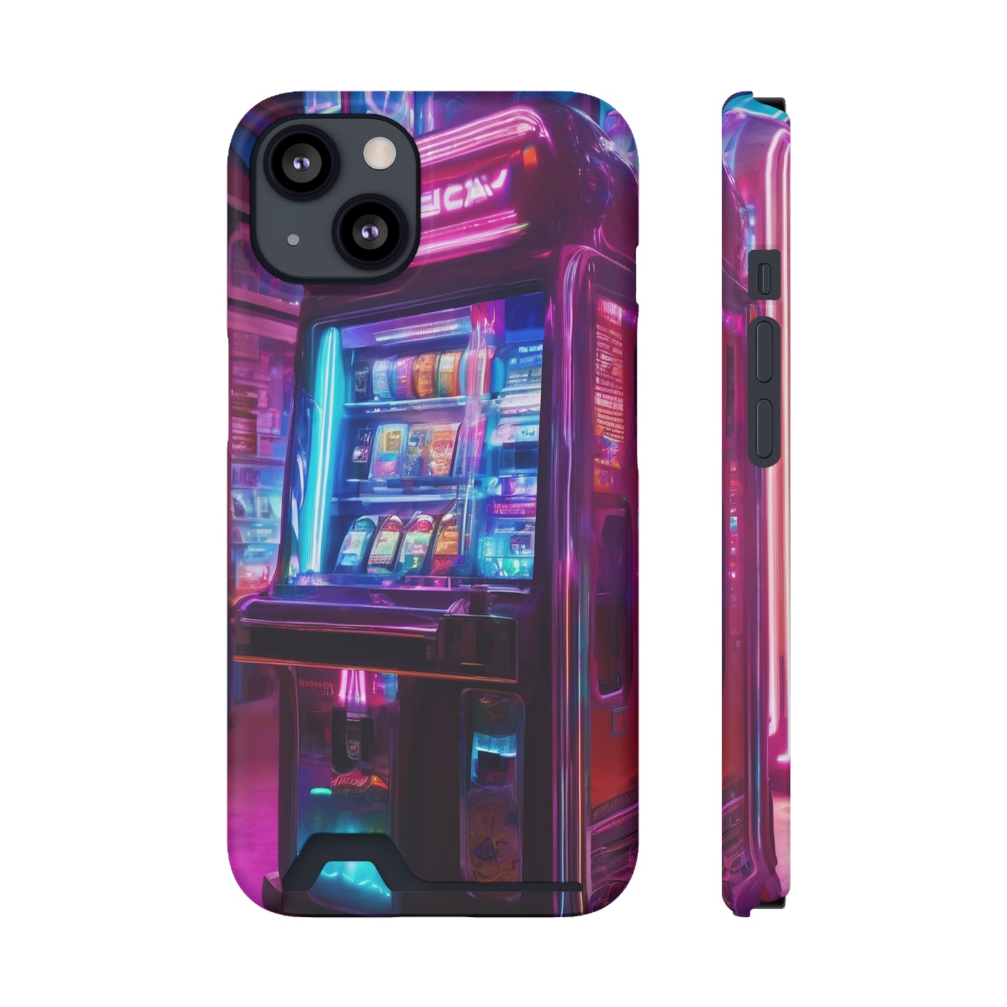 Phone Case with Card Holder – Glossy/Matte Polycarbonate