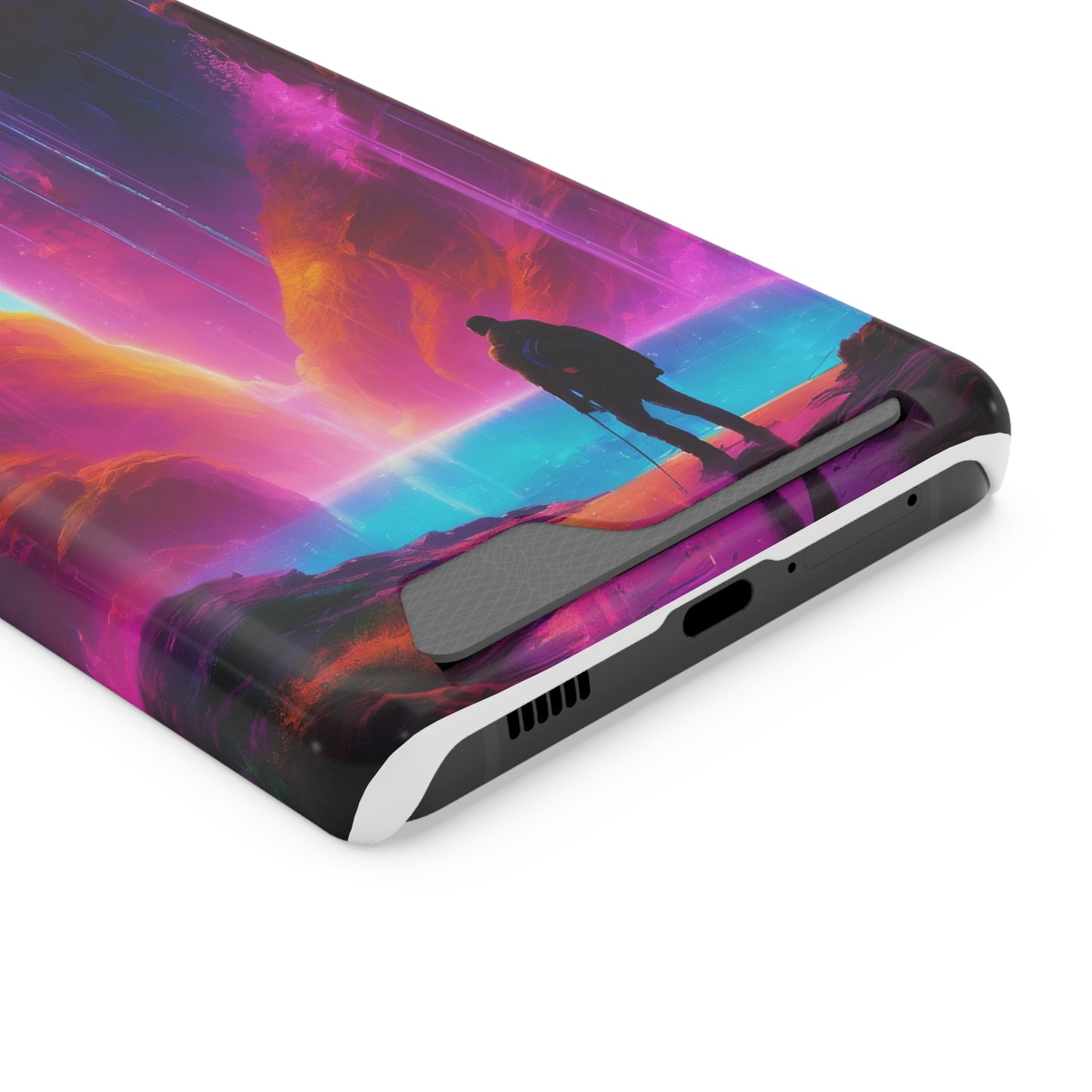 Neon Phone Case with Card Holder – MagSafe, 1 Card Slot