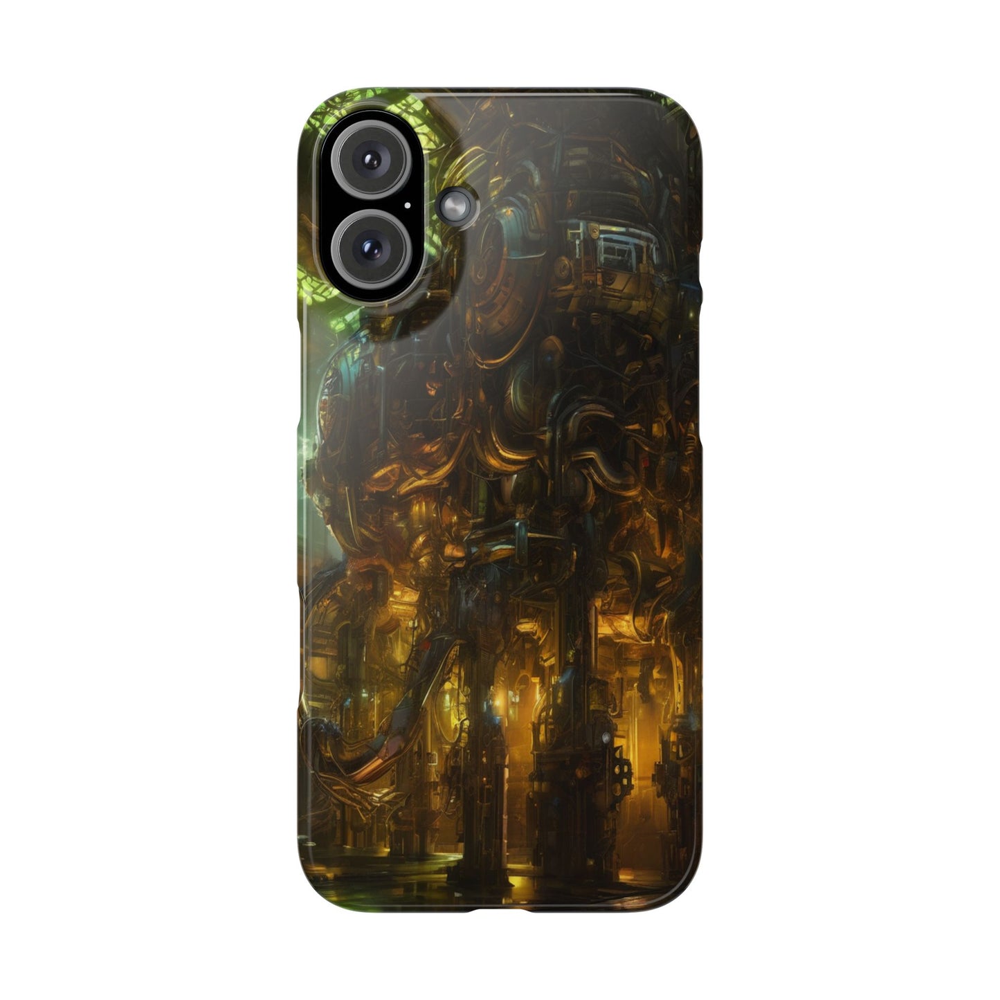 Slim Phone Case for iPhone 16 - Glossy Ultra-Thin Polycarbonate