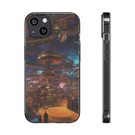 Clear Silicone Phone Case - Slim, Durable, Open-Port Design