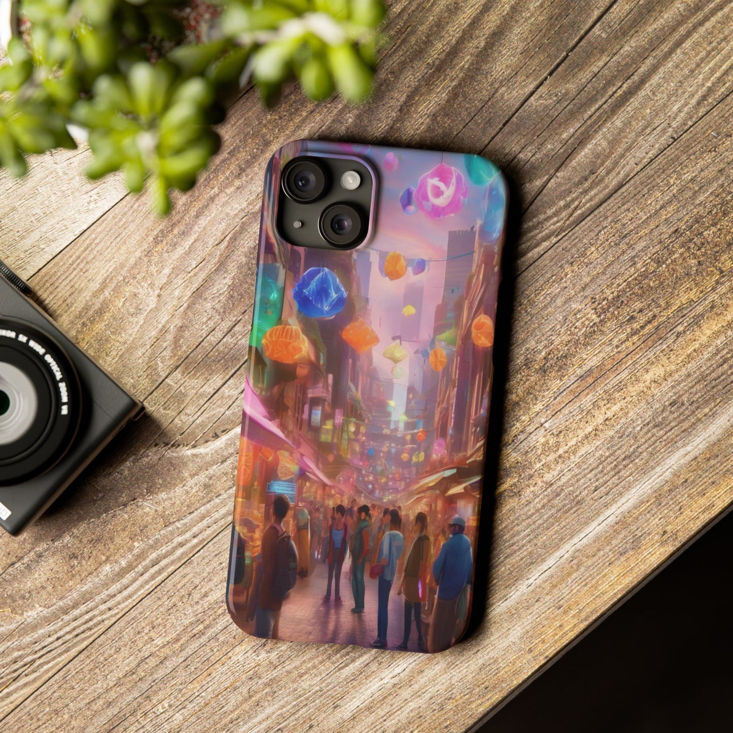 Ultra-Slim Glossy iPhone 16 Phone Case