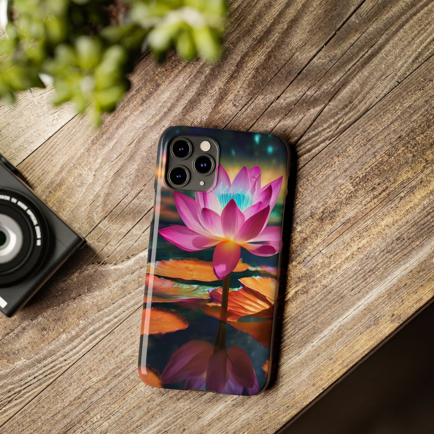 Slim Glossy Polycarbonate Phone Case for iPhone 16