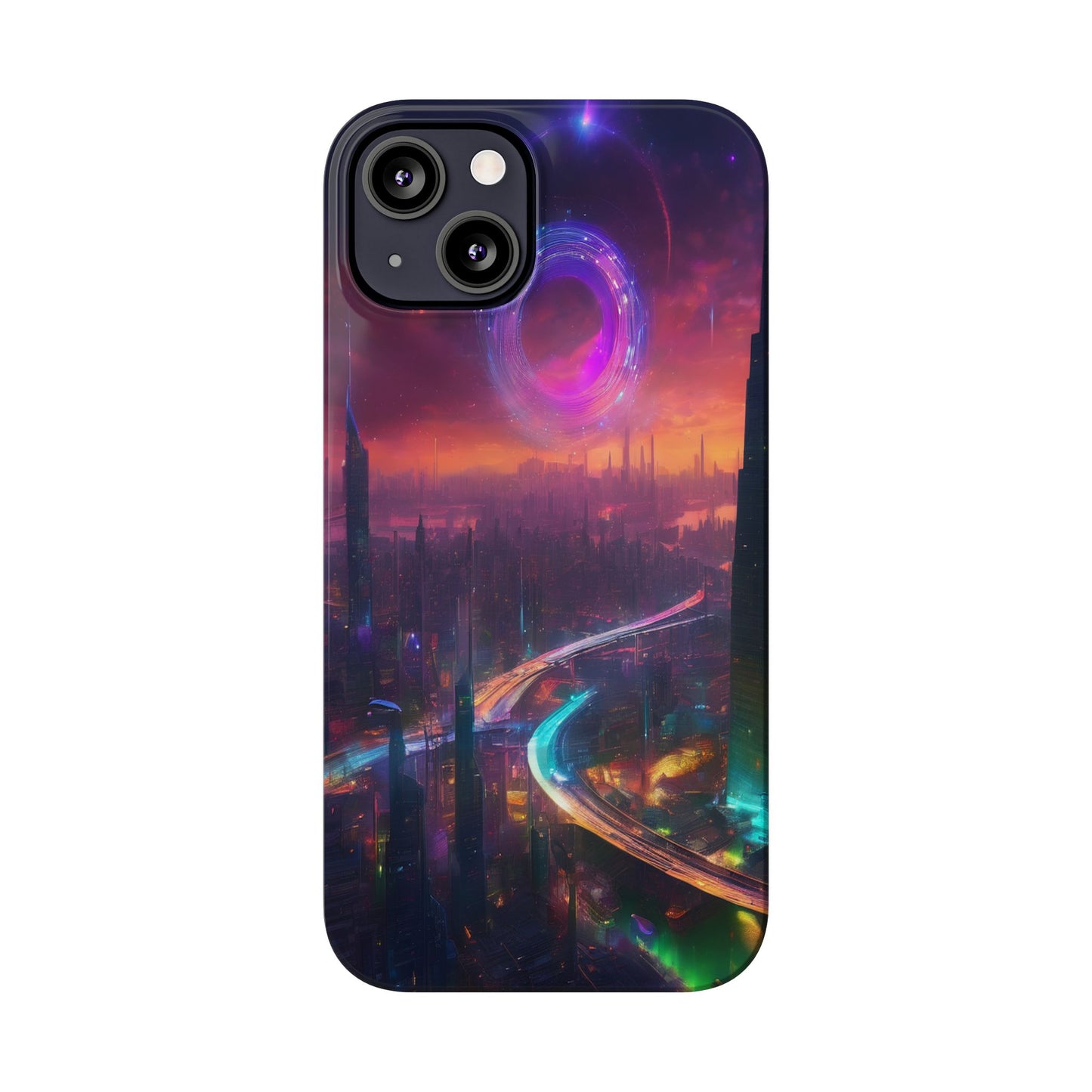 Slim Glossy Phone Case for iPhone 16 – Lexan PC