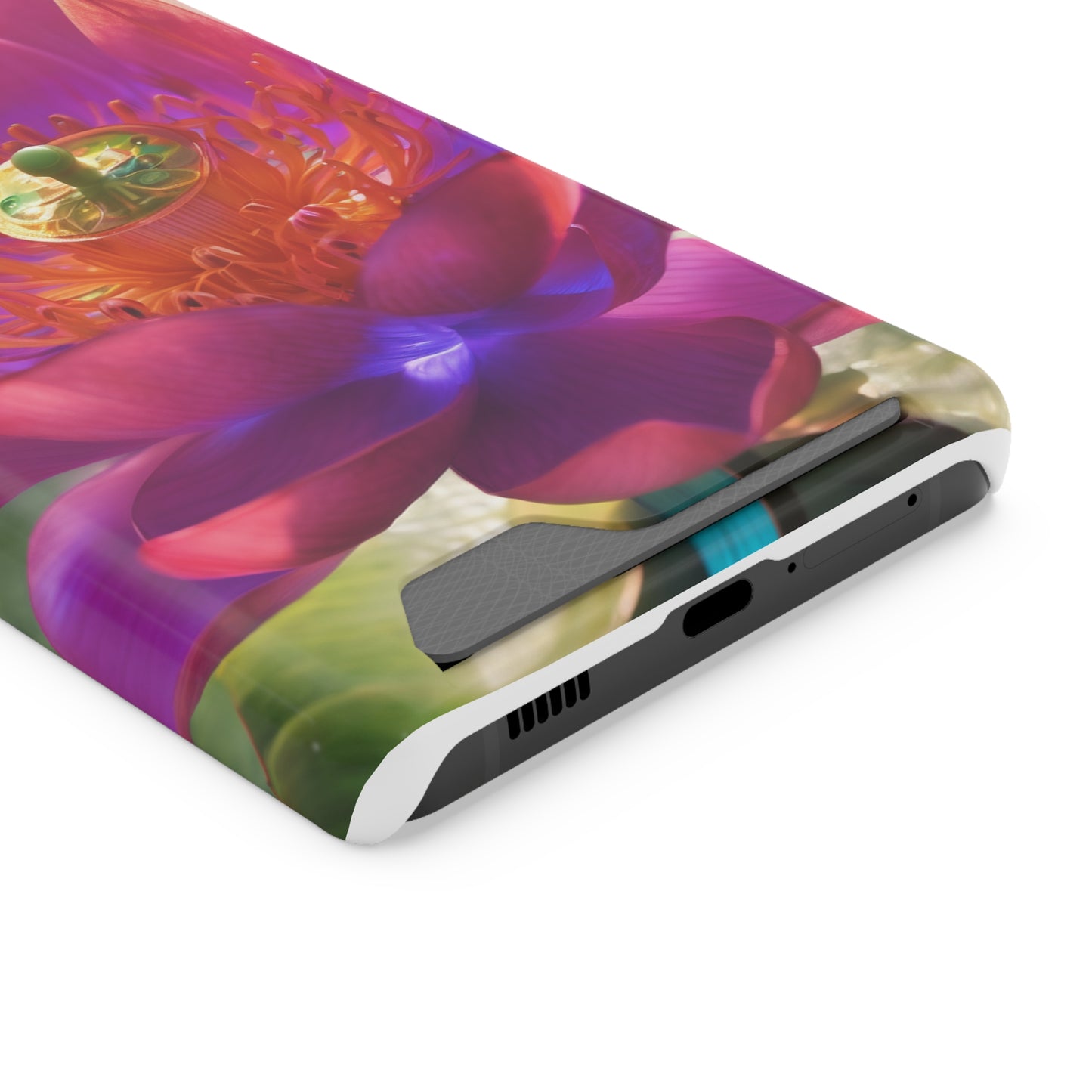 Neon Phone Case with Card Holder - MagSafe Polycarbonate Glossy/Matte