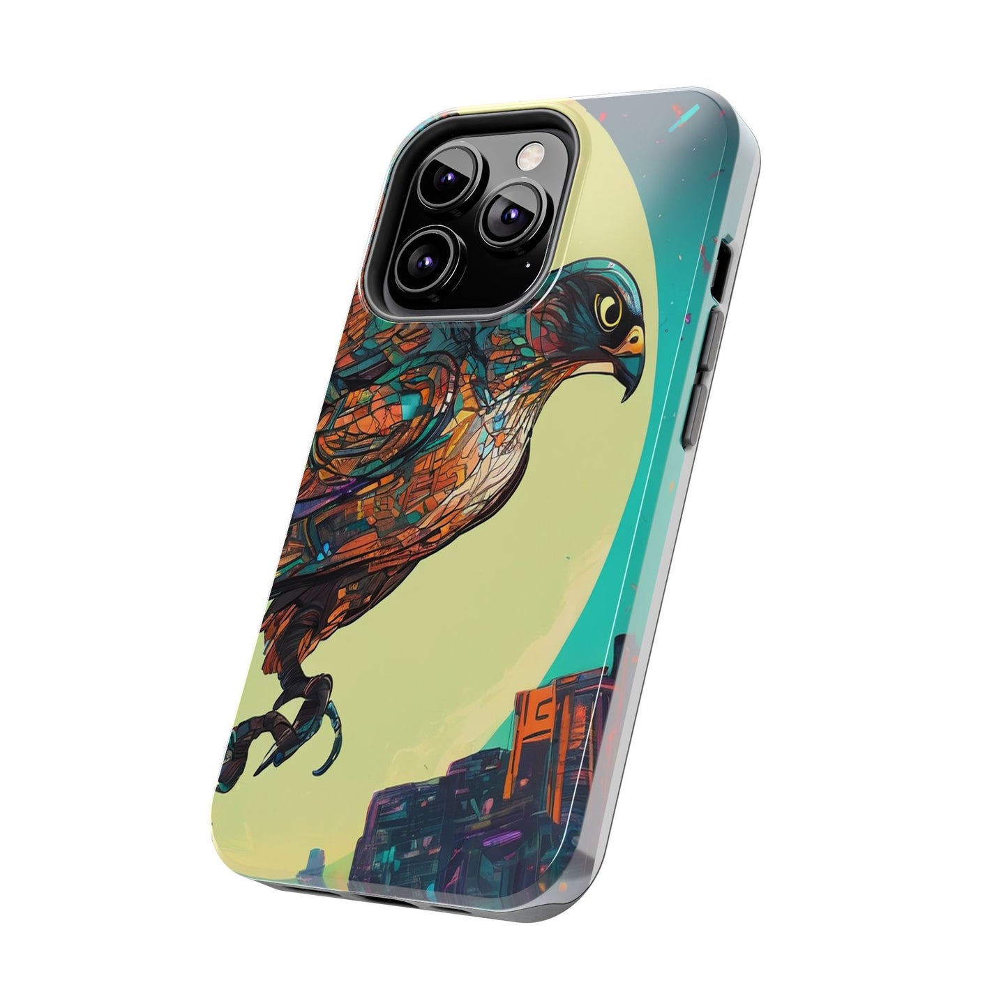Neon Tough Phone Case - Impact-Resistant, Glossy Finish