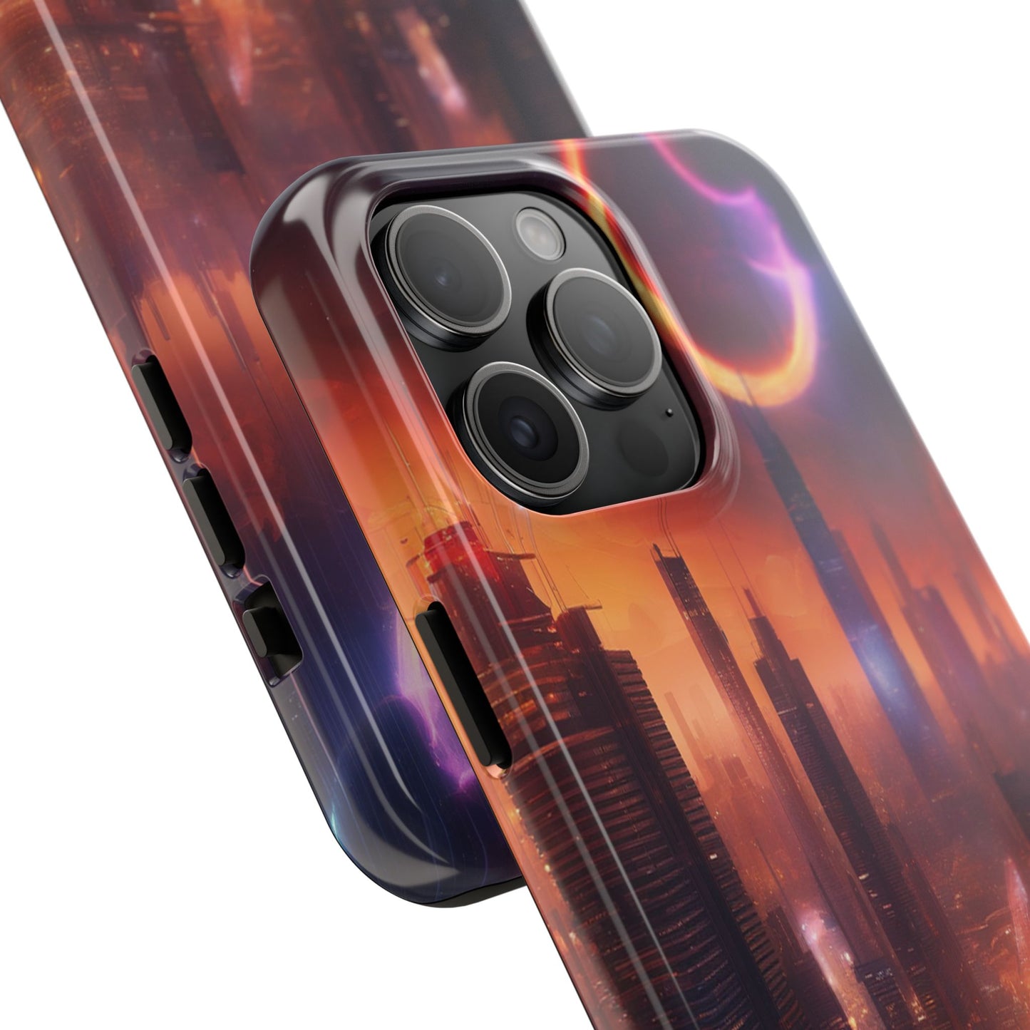 Rugged Phone Case - Impact-Resistant Dual-Layer TPU/PC, Glossy