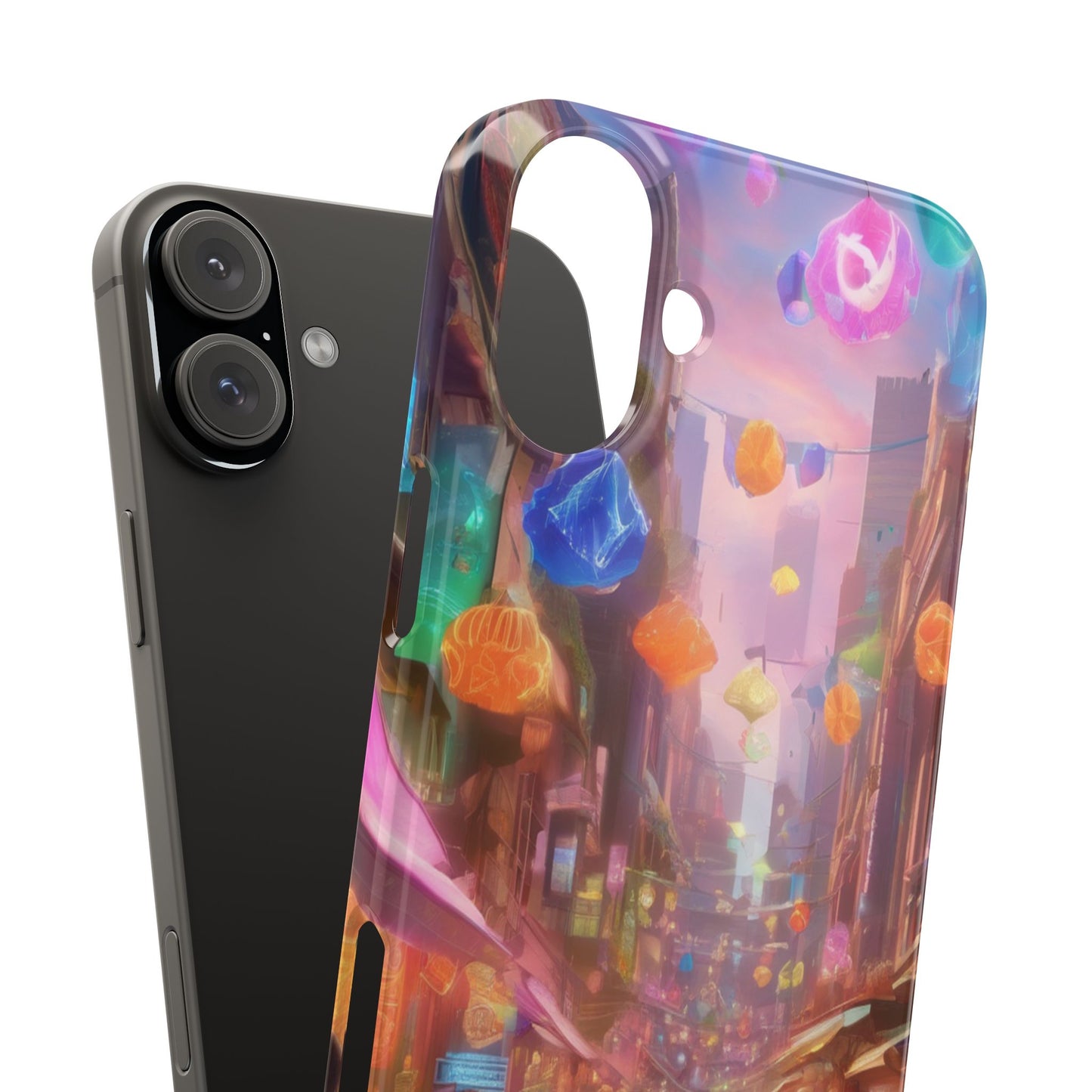 Ultra-Slim Glossy iPhone 16 Phone Case