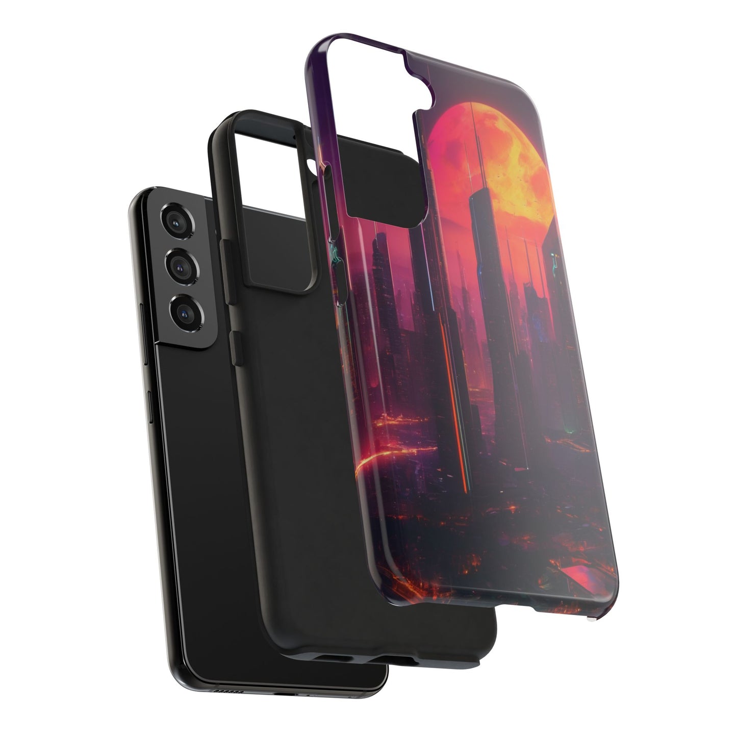 Tough Phone Case: Shockproof 2-Piece TPU/PC Shell