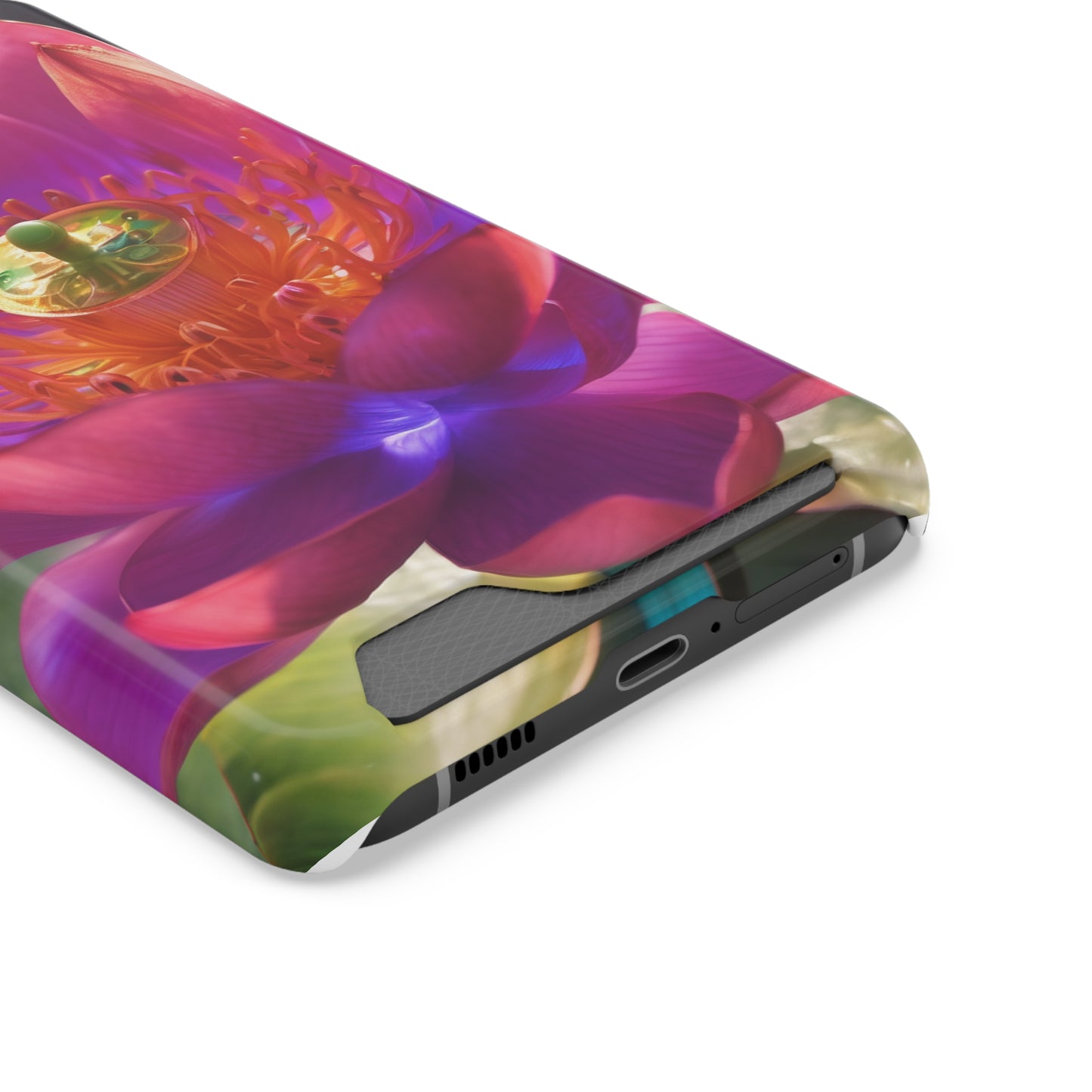 Neon Phone Case with Card Holder - MagSafe Polycarbonate Glossy/Matte
