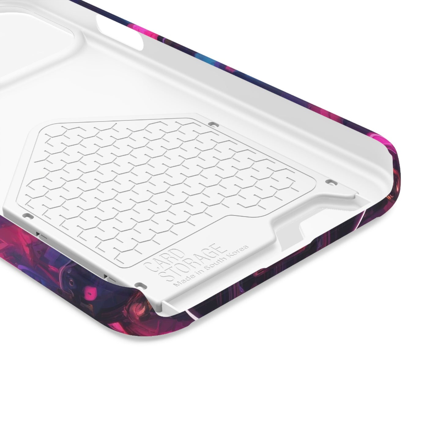 Neon Phone Case with Card Holder - MagSafe Compatible, Glossy/Matte