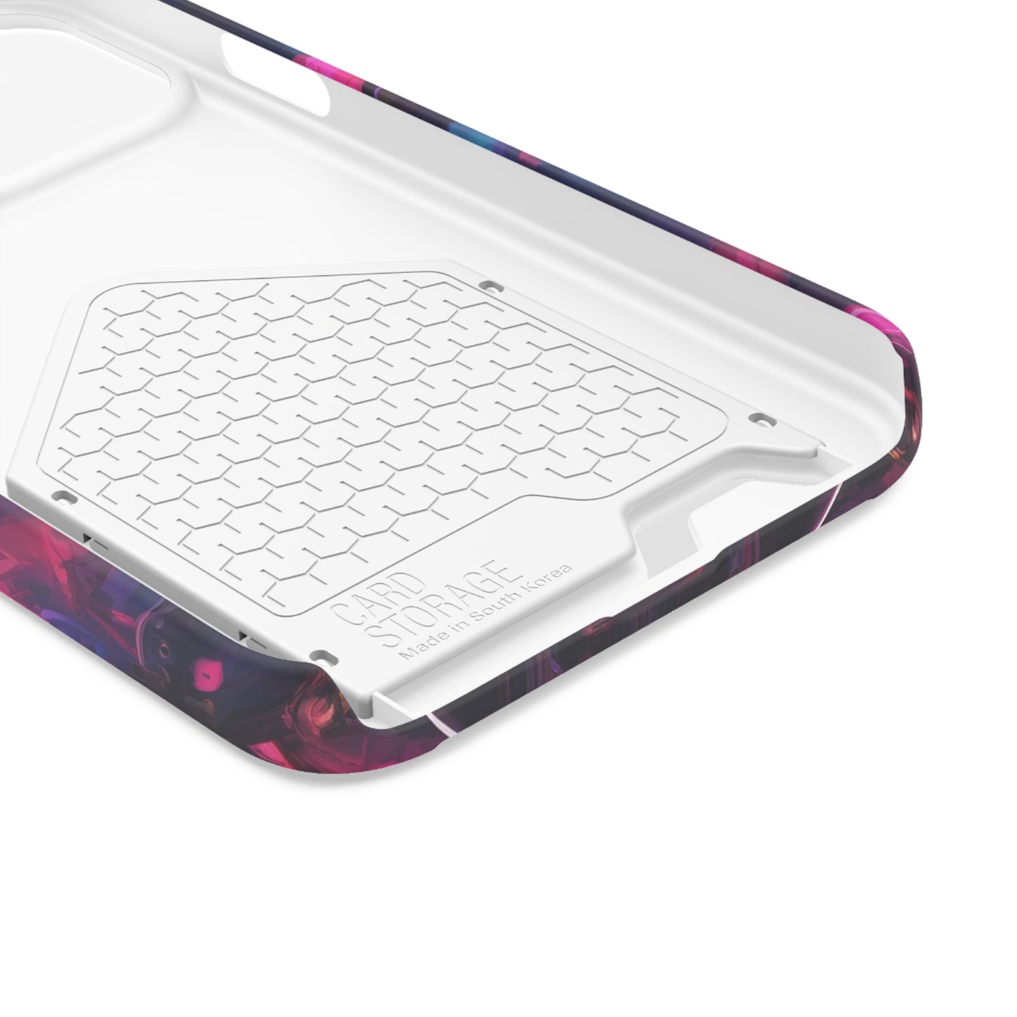 Neon Phone Case with Card Holder - MagSafe Compatible, Glossy/Matte