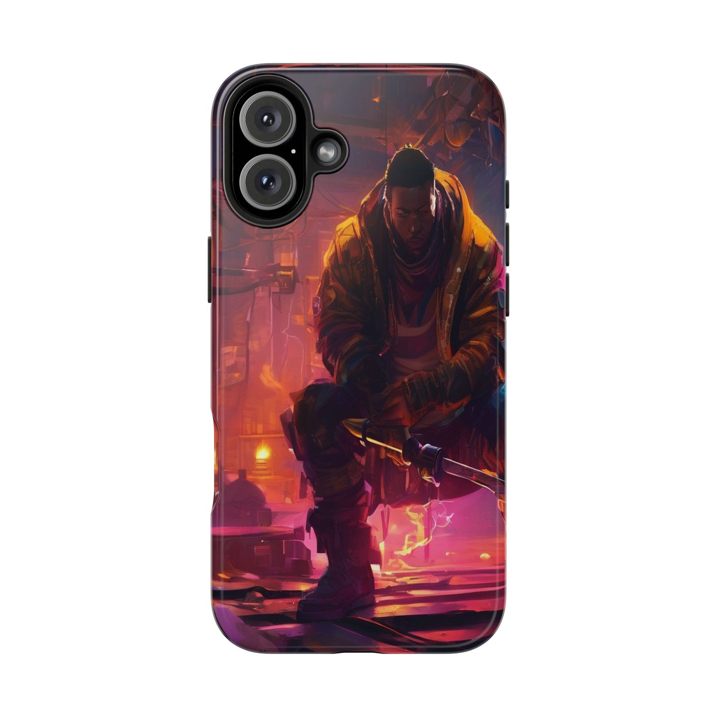 Tough Phone Case - Shockproof TPU & PC Shell for iPhone & Samsung