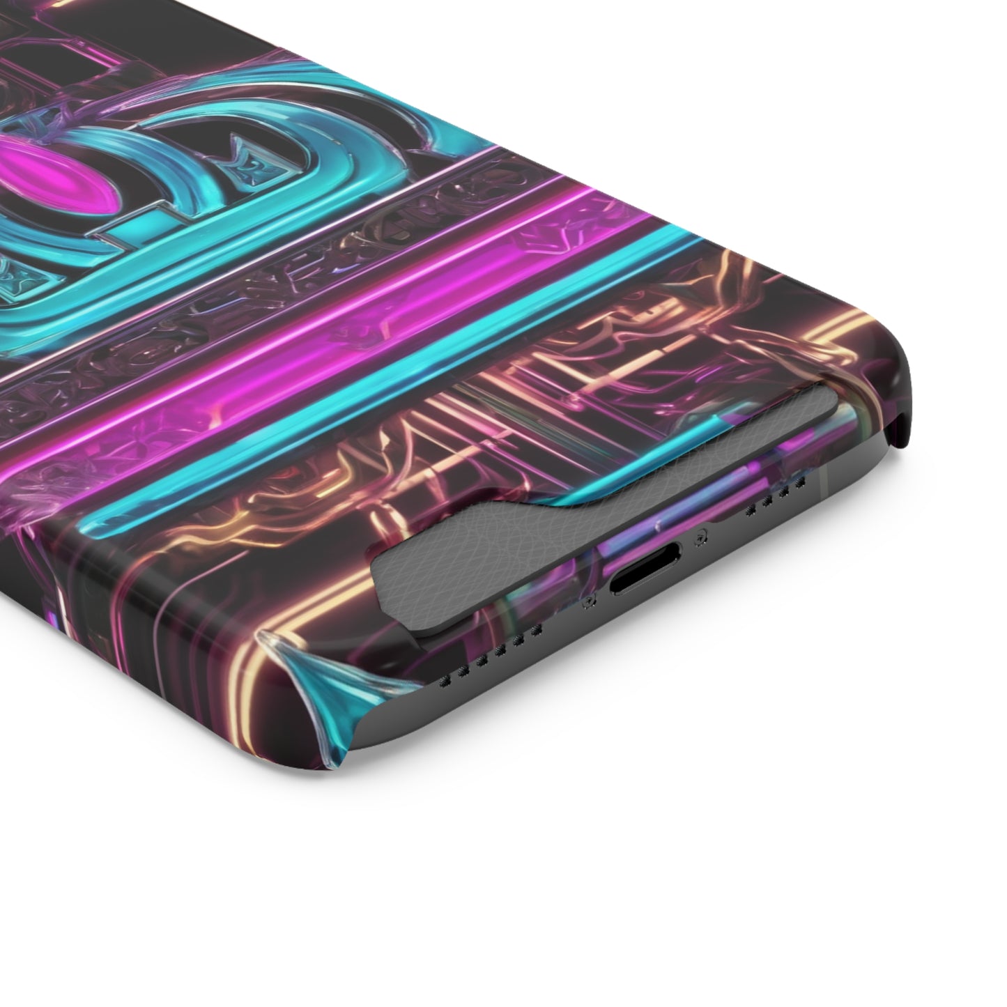 Neon Card Holder Phone Case - MagSafe Compatible