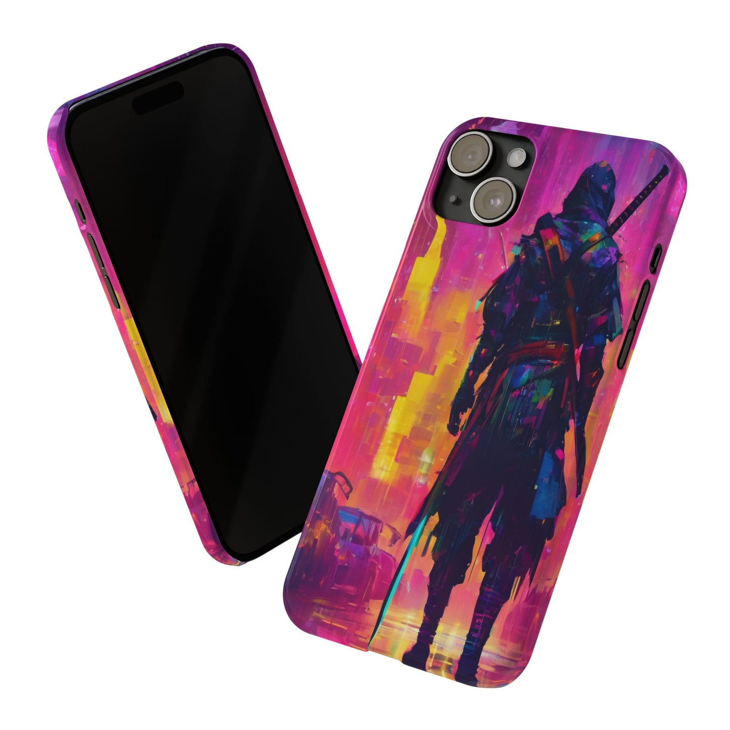 Neon Slim Phone Case for iPhone 16 - Glossy Lexan Finish