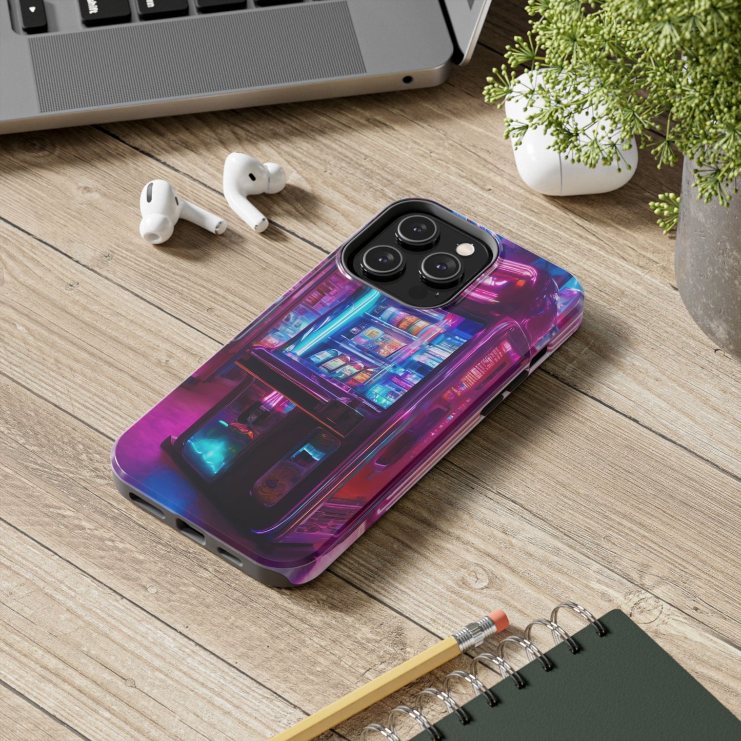 Tough Phone Case with TPU Shell - Impact-Resistant, Glossy Finish