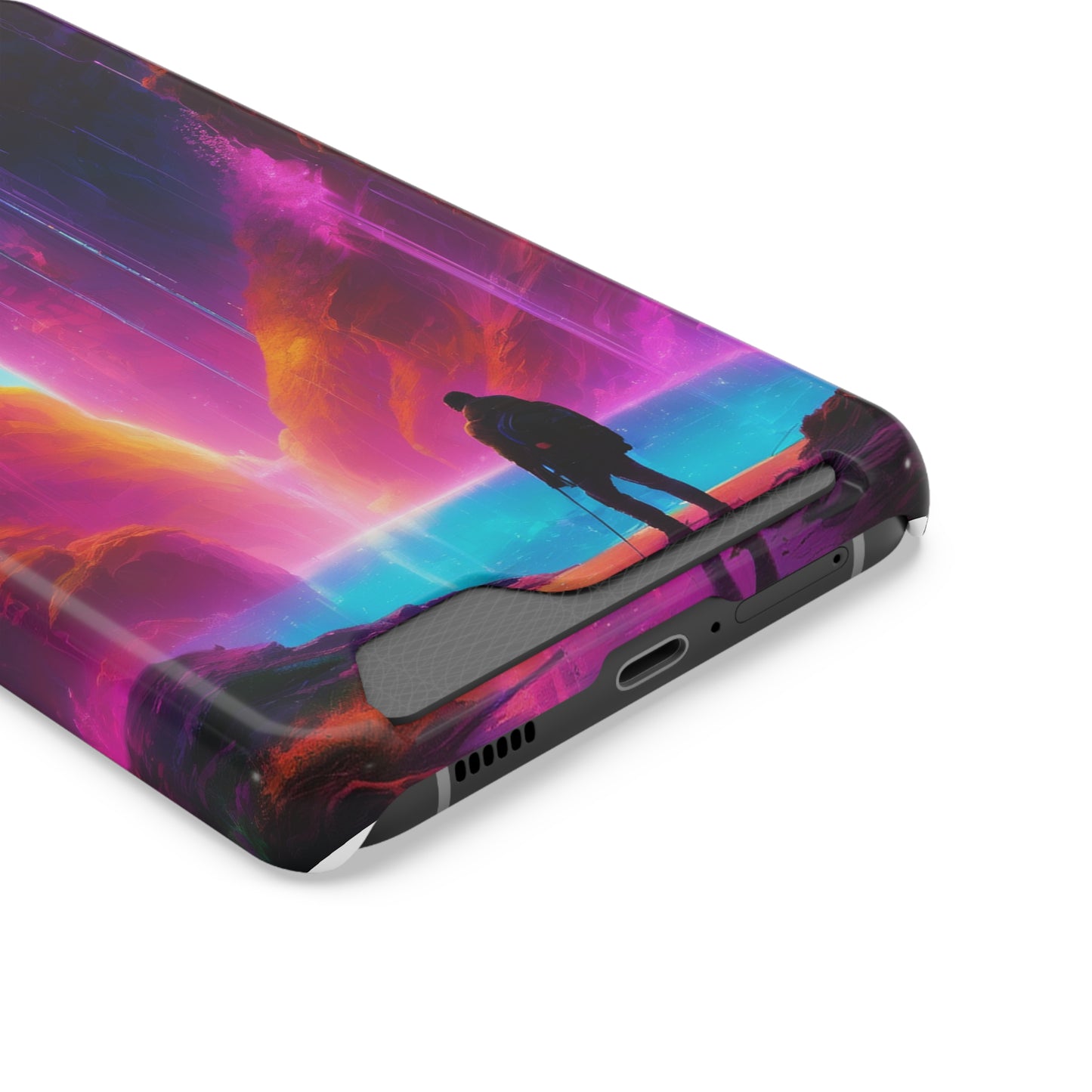 Neon Phone Case with Card Holder – MagSafe, 1 Card Slot